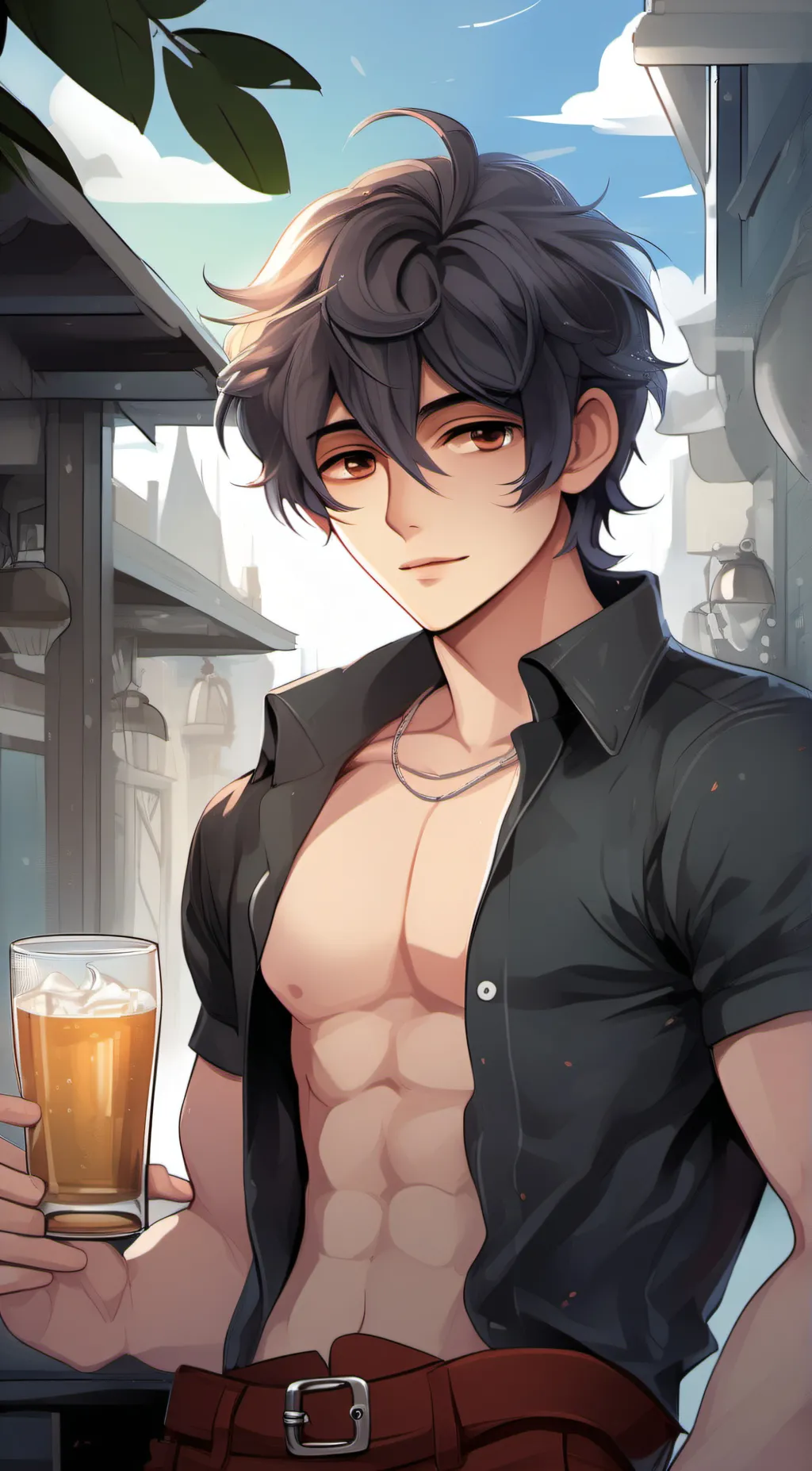 ai character: Malyk background