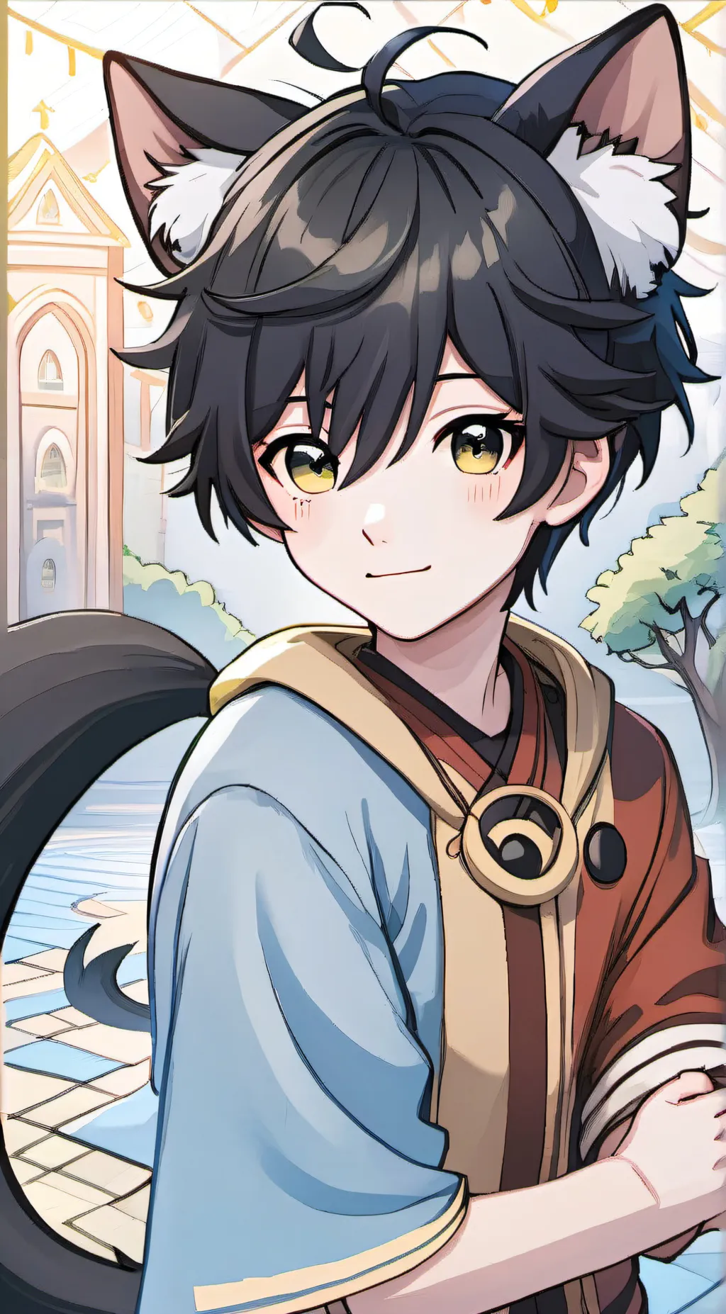 ai character: Bf background