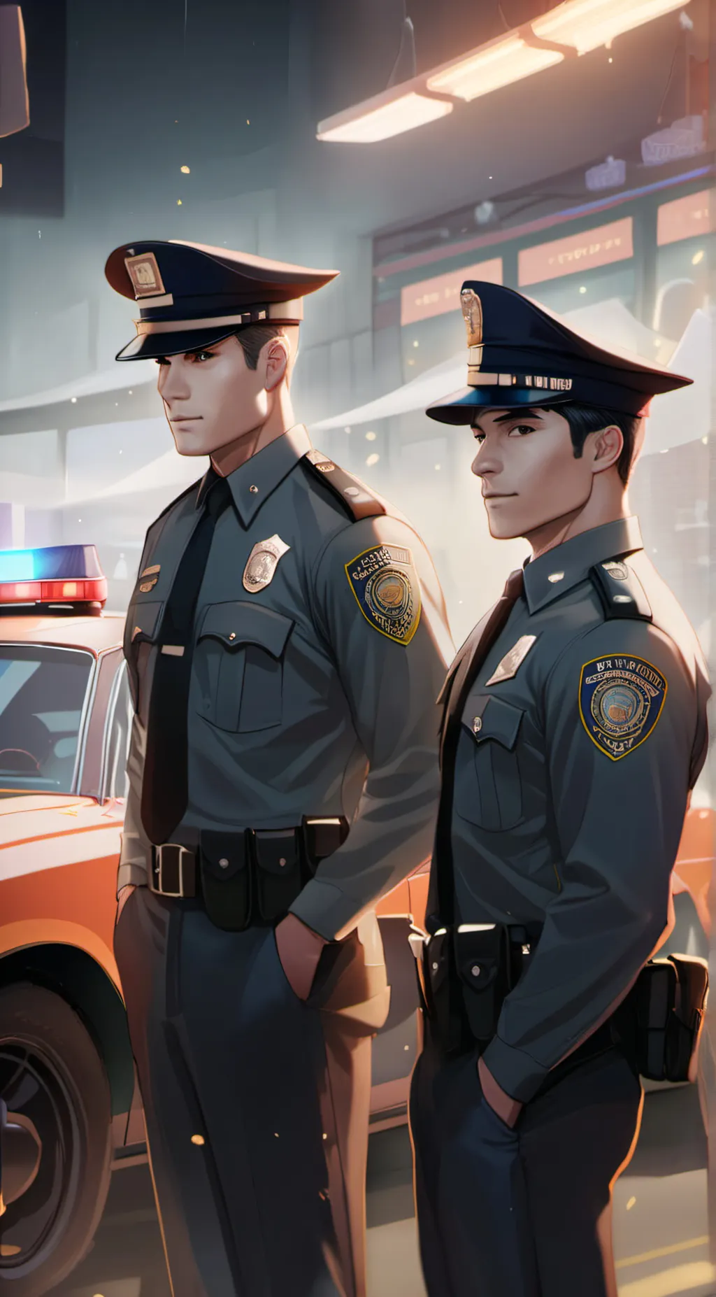 ai character: police officer 2 background