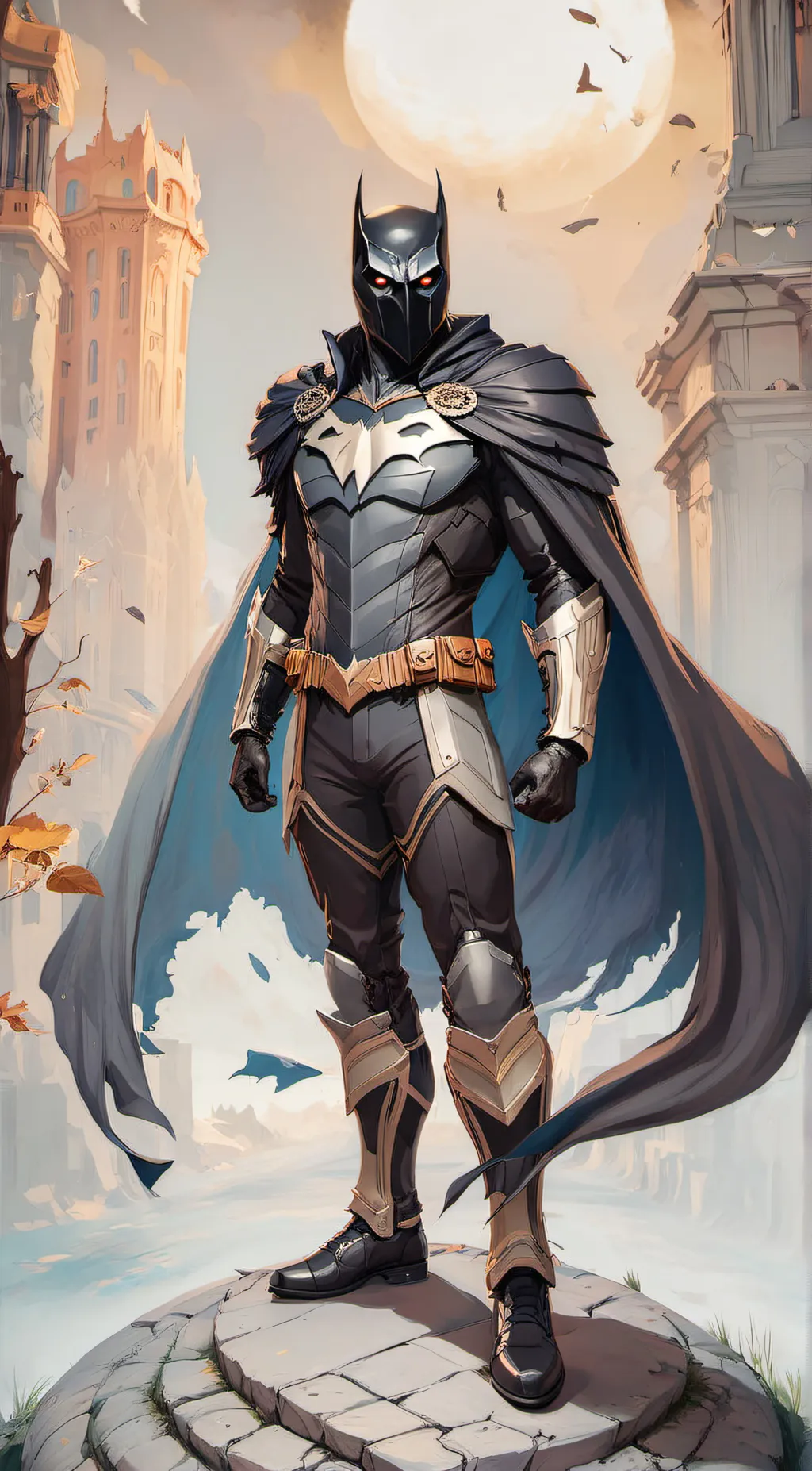 ai character: Owlman background
