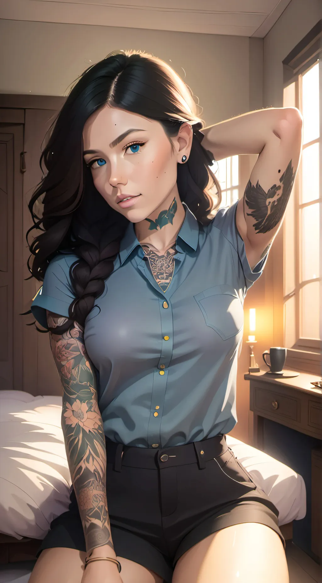 ai character: Zoe background