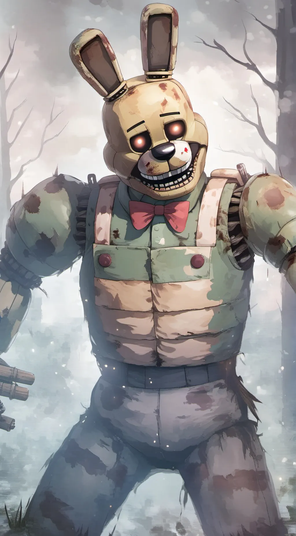 ai character: Springtrap background