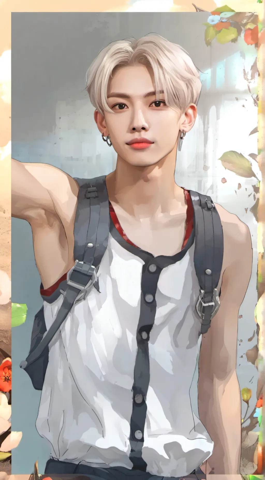 ai character: Felix from skz background