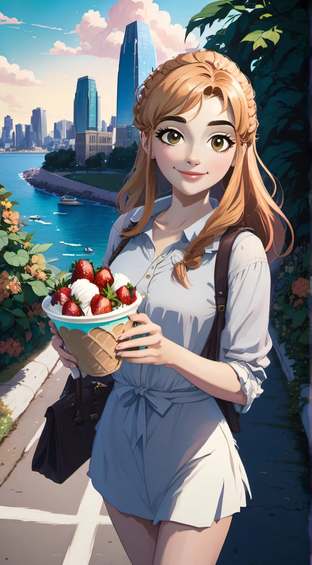 ai character: Baby Cupcake background