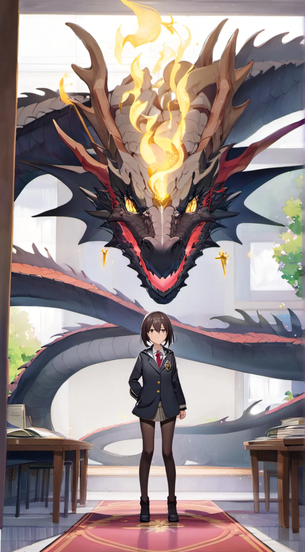 ai character: Luna background