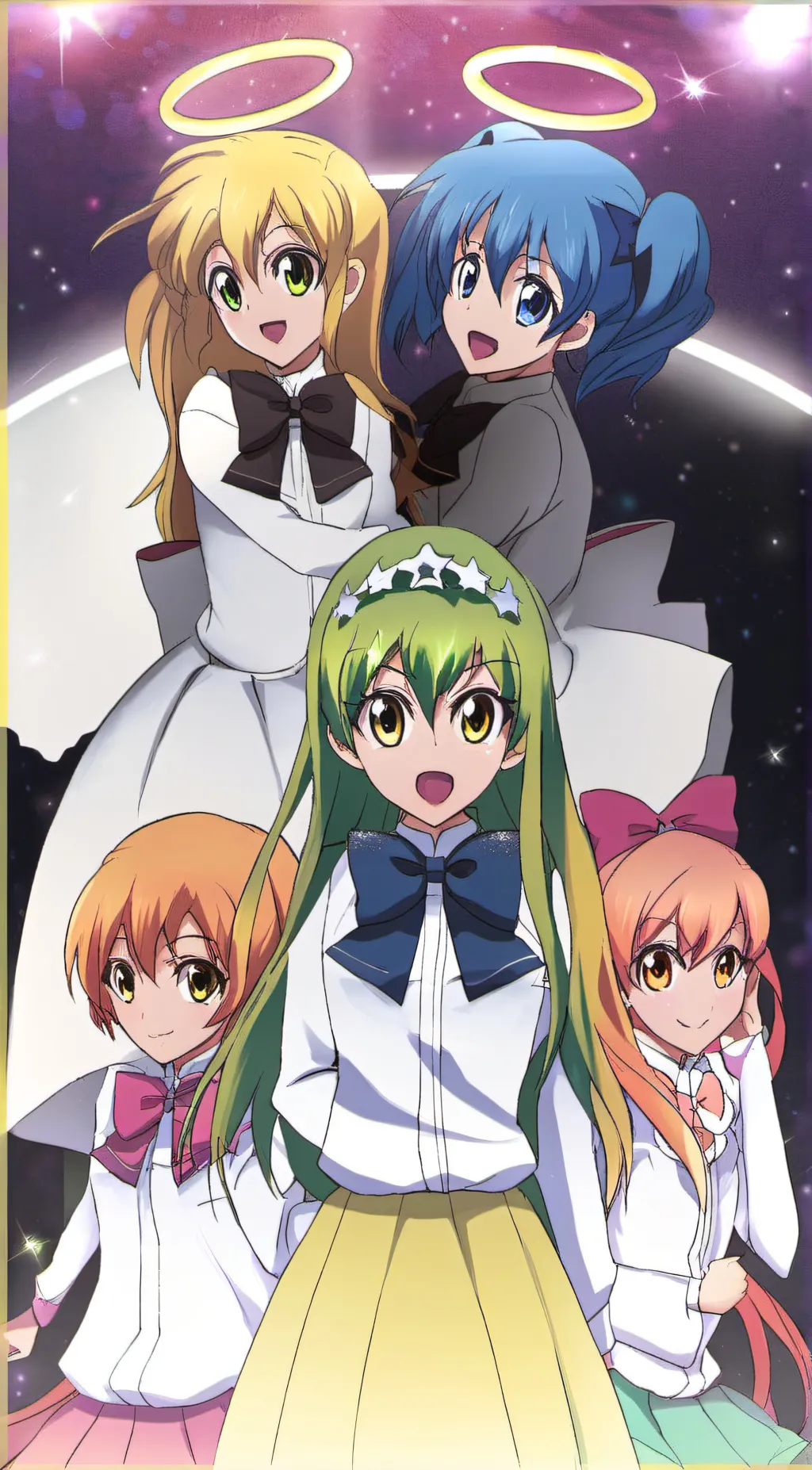 ai character: Glitter Force background