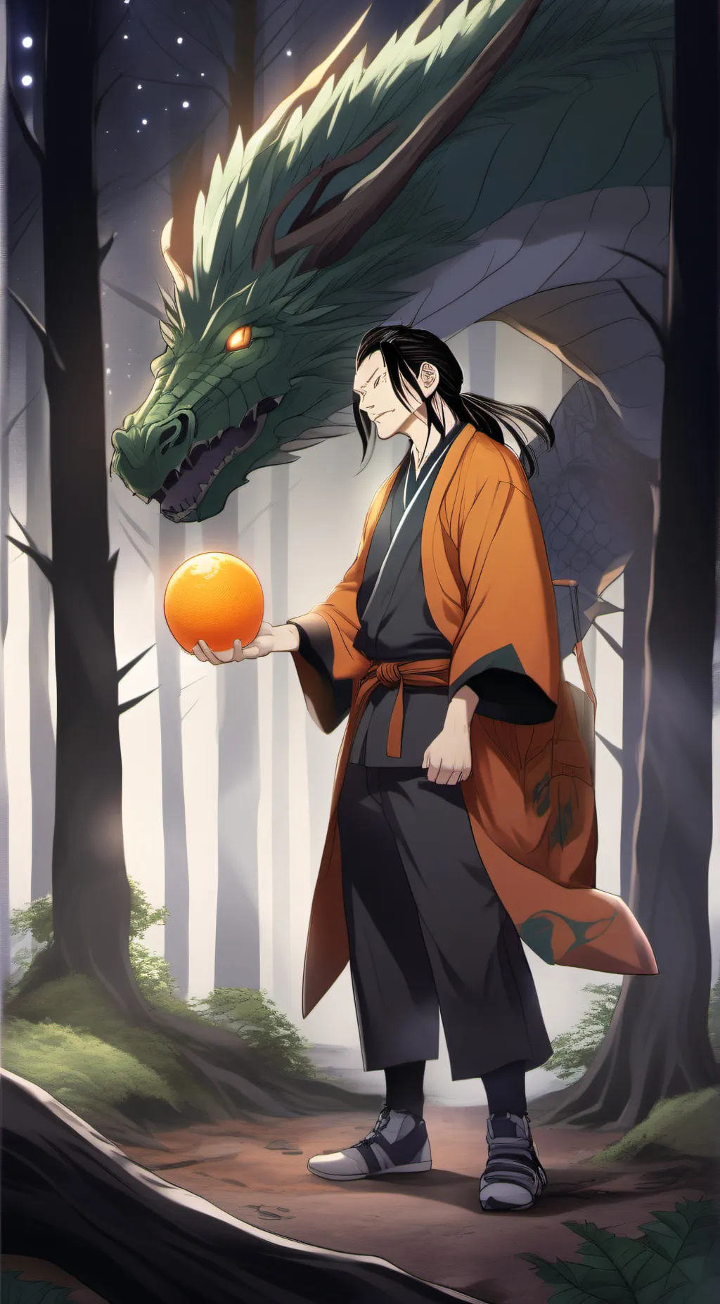 ai character: Geto  background
