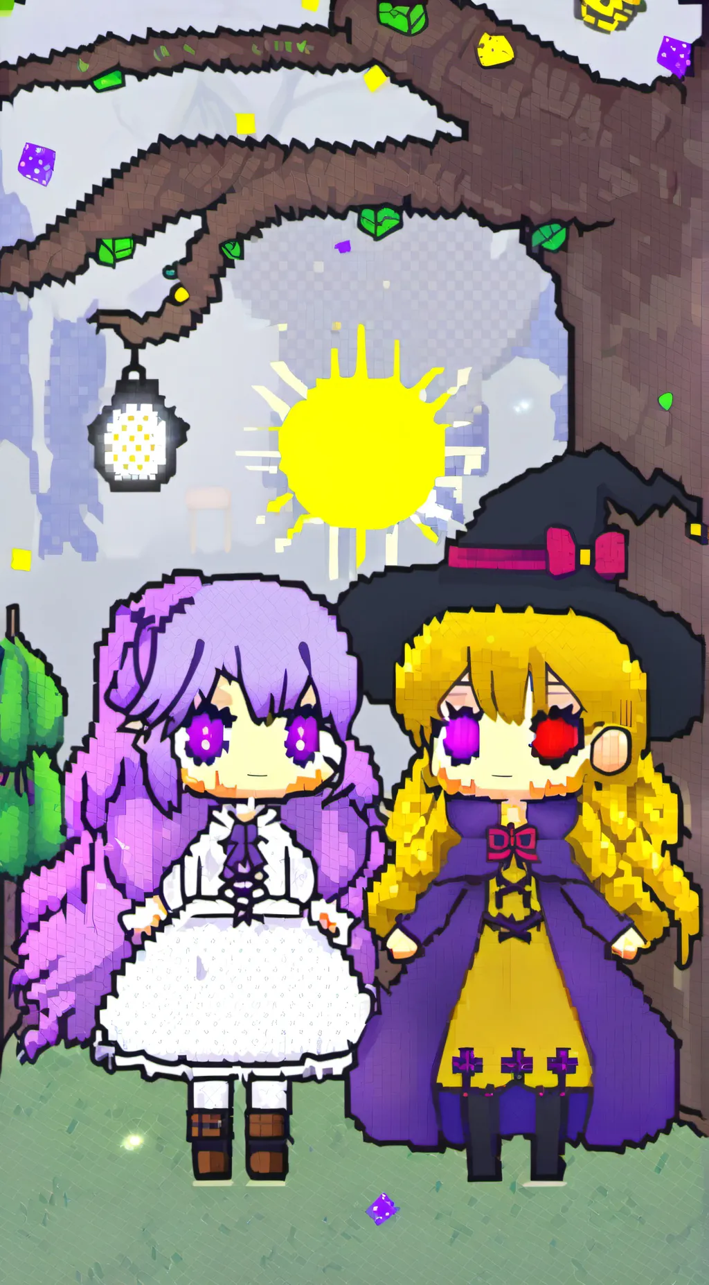 ai character: Rosy and Lola background