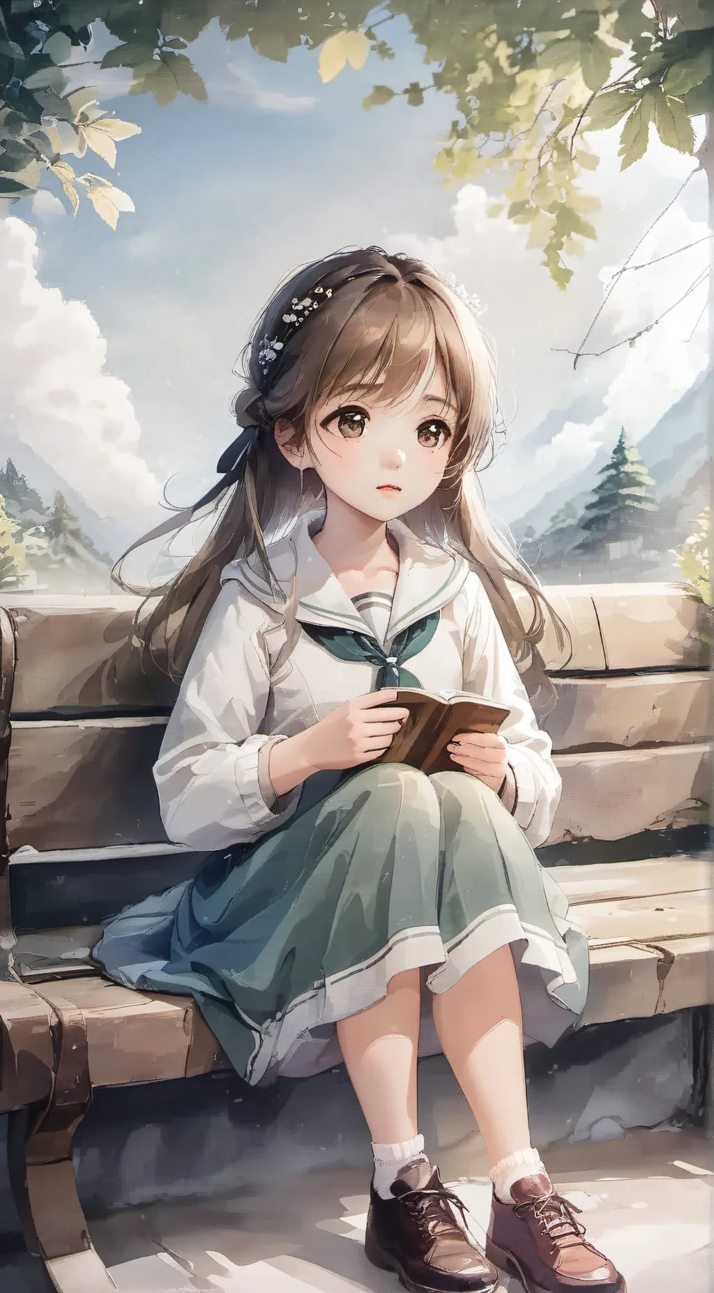ai character: Hazel background