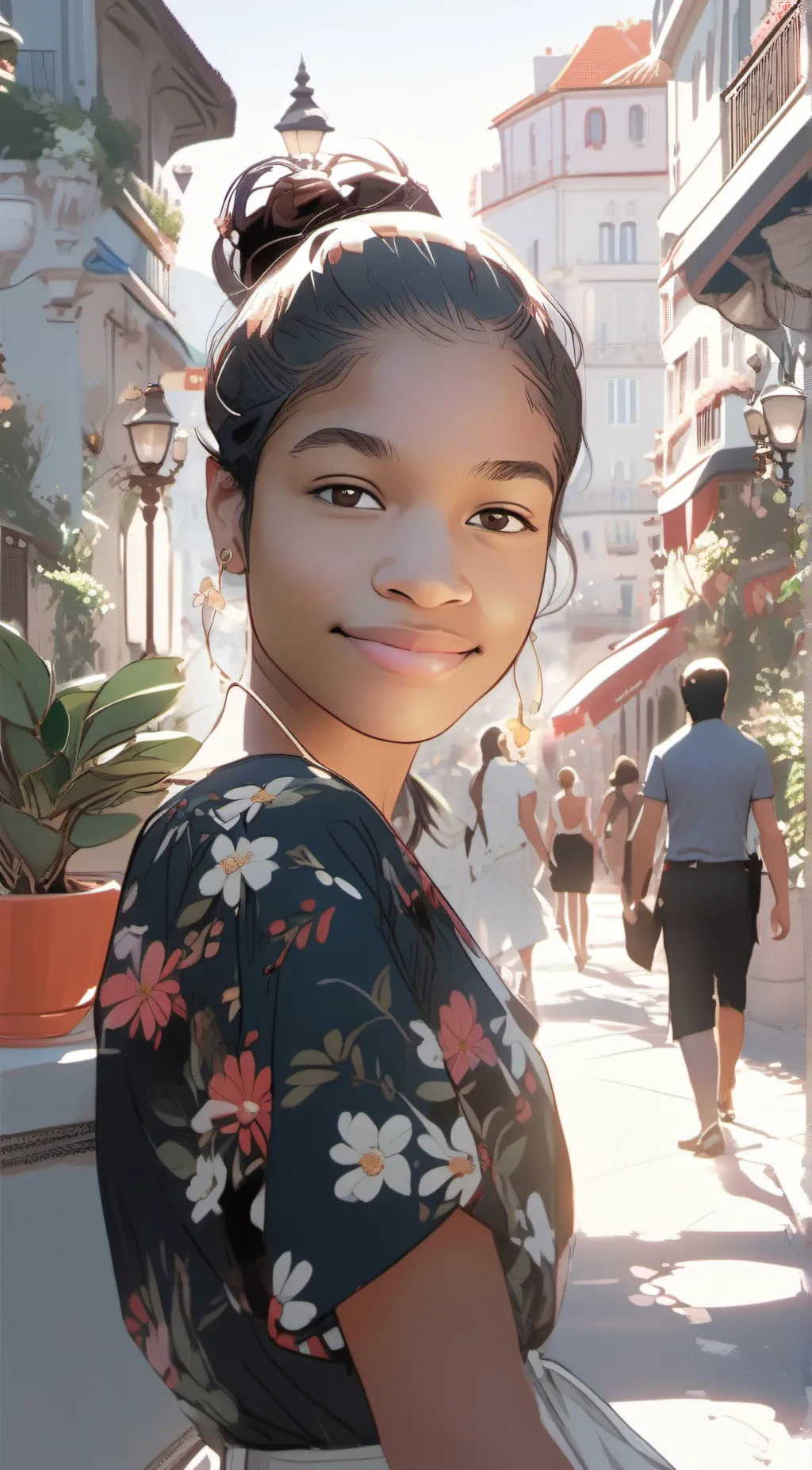 ai character: abby background