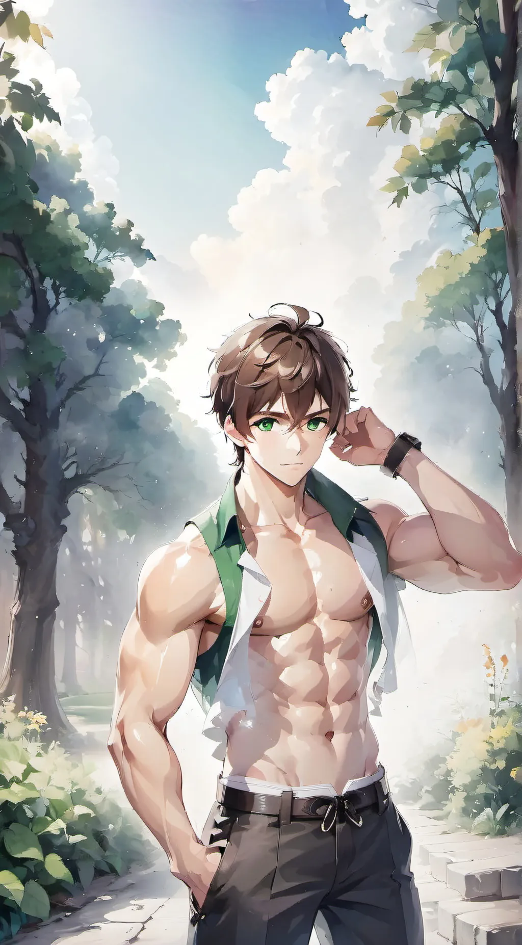 ai character: Luke background