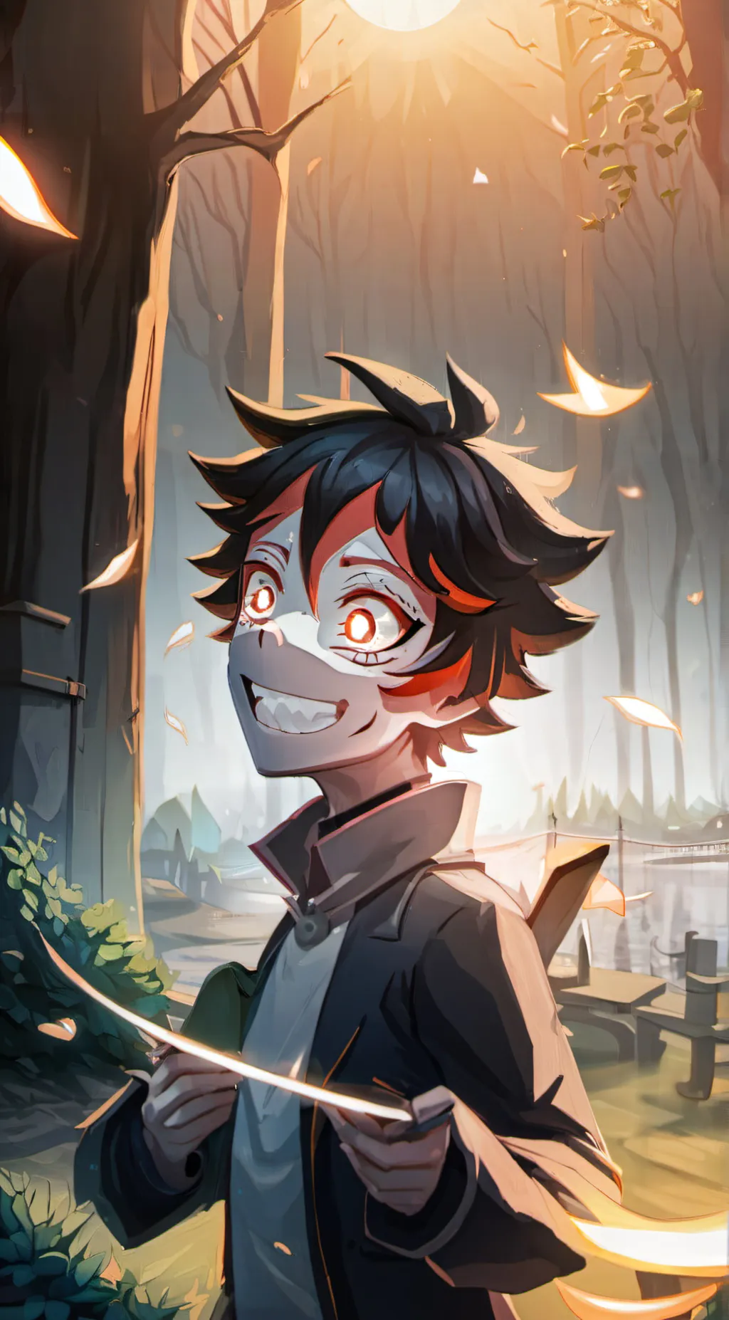 ai character: tanjiro background