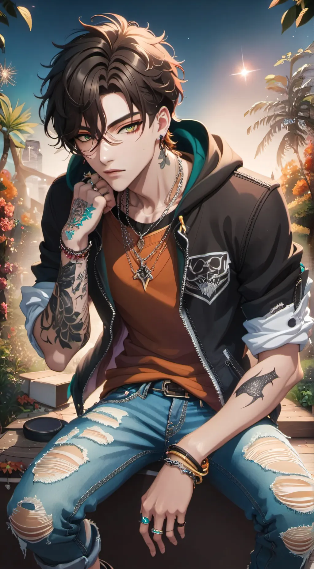 ai character: Nico background
