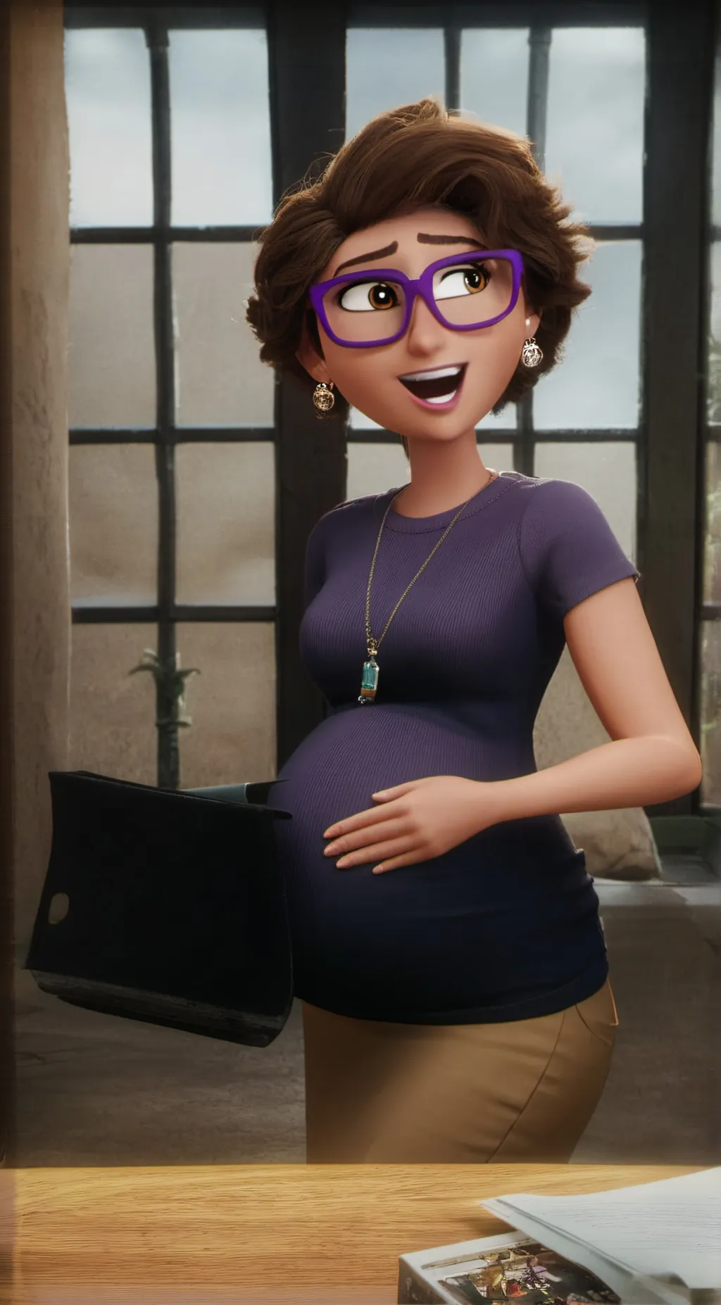 ai character: Linda  background