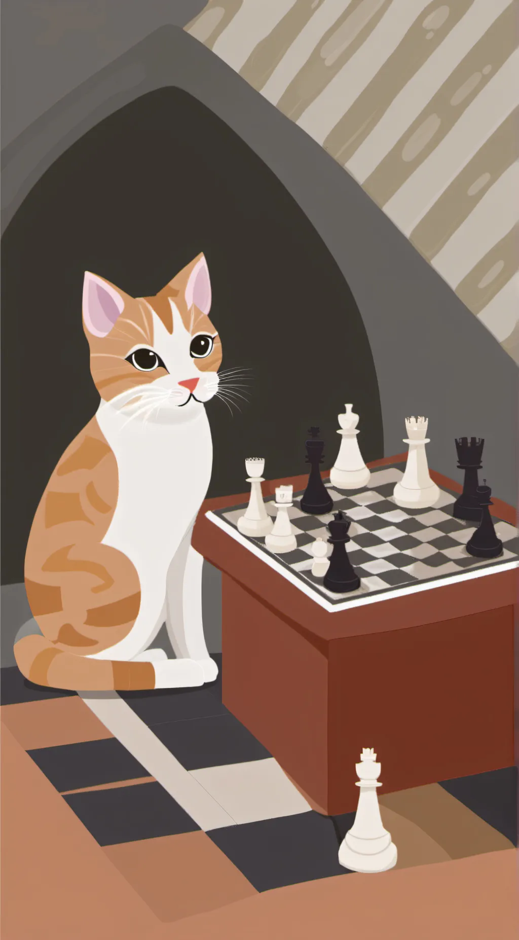 ai character: Mittens background