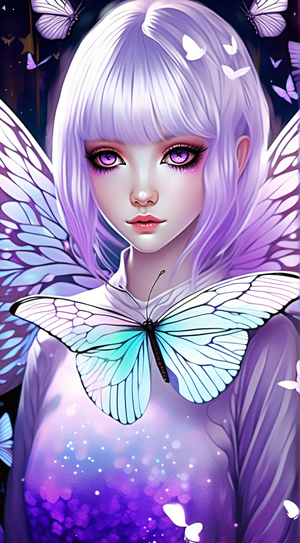 ai character: Chrystallina background
