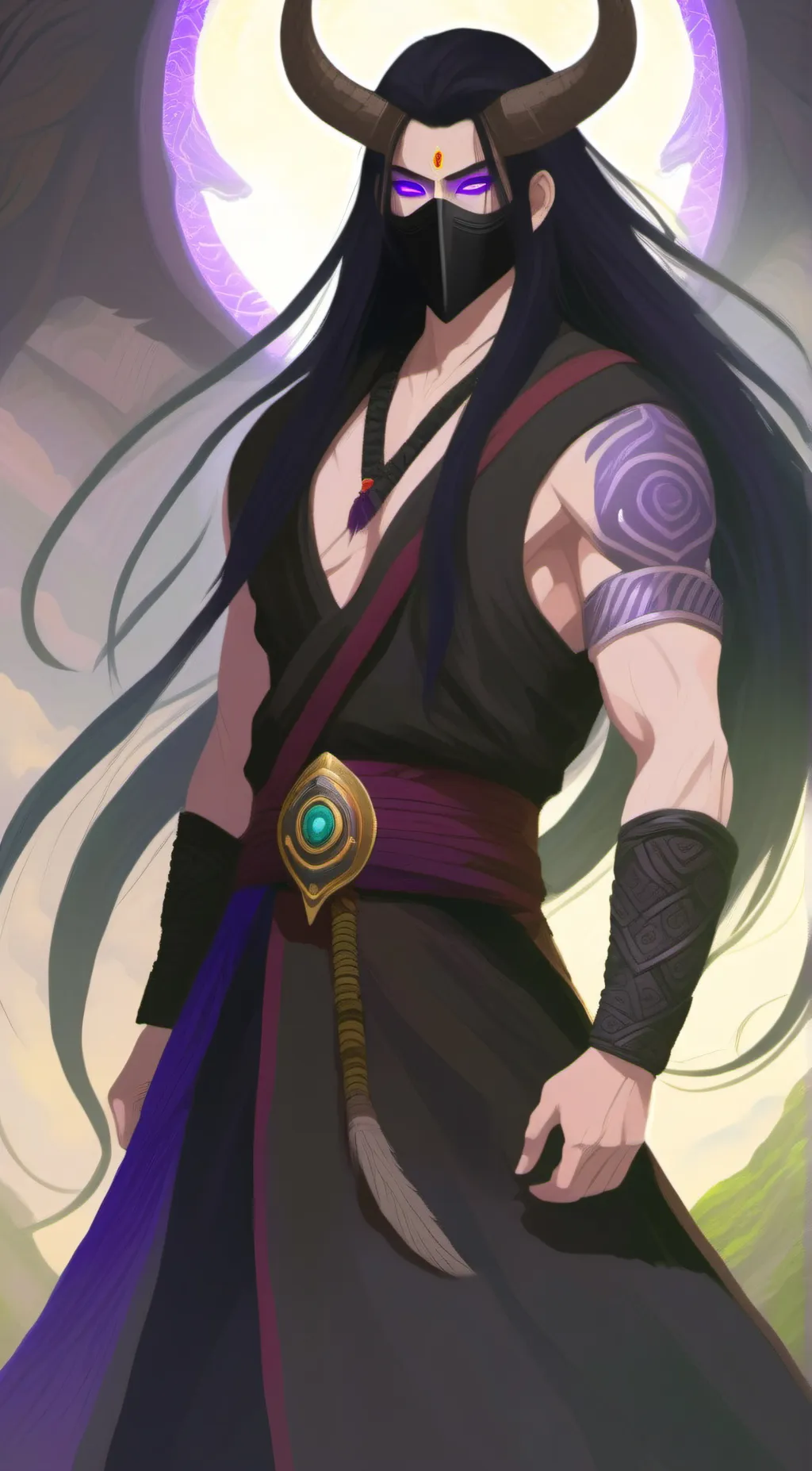 ai character: Moñái background