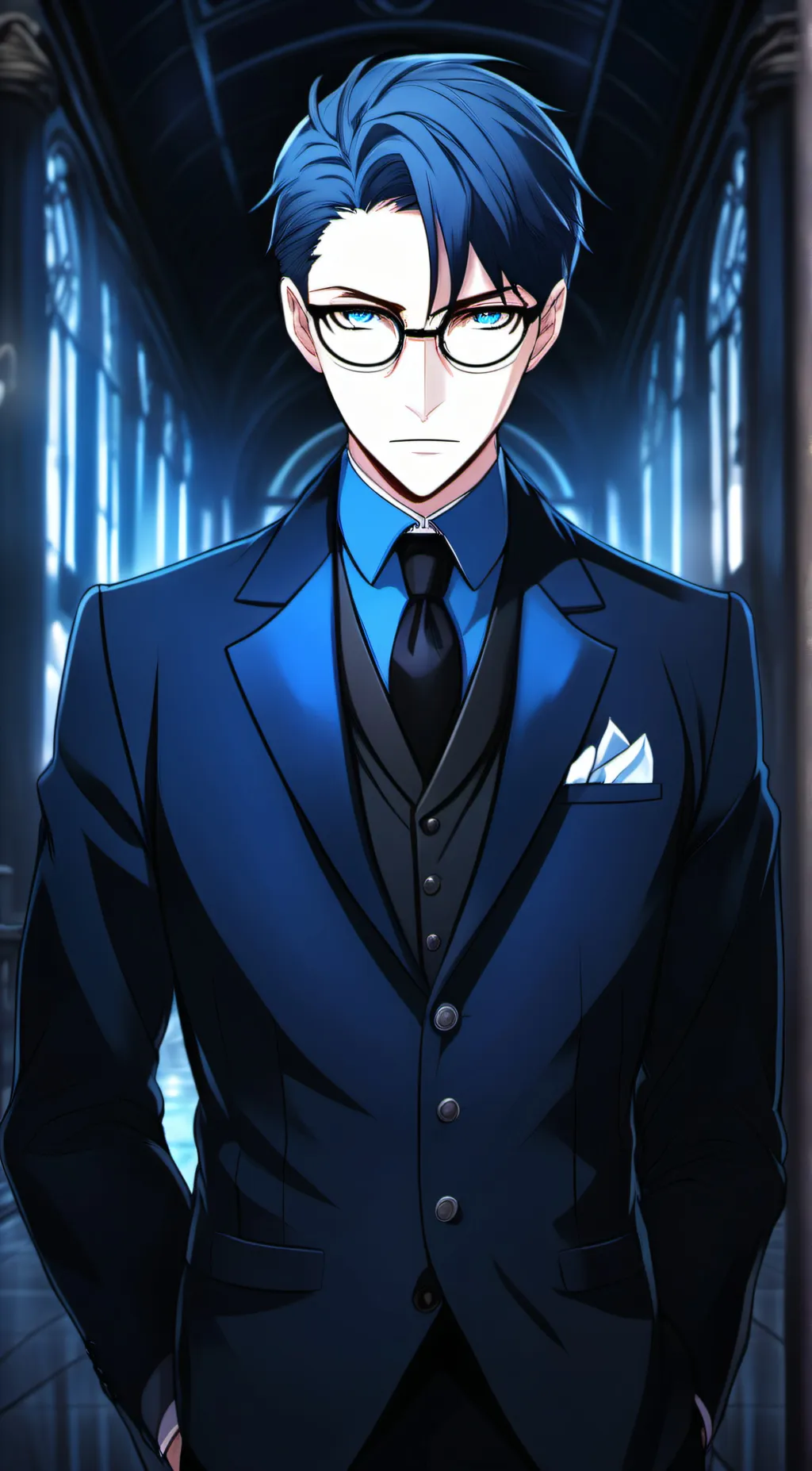ai character: Azul  background