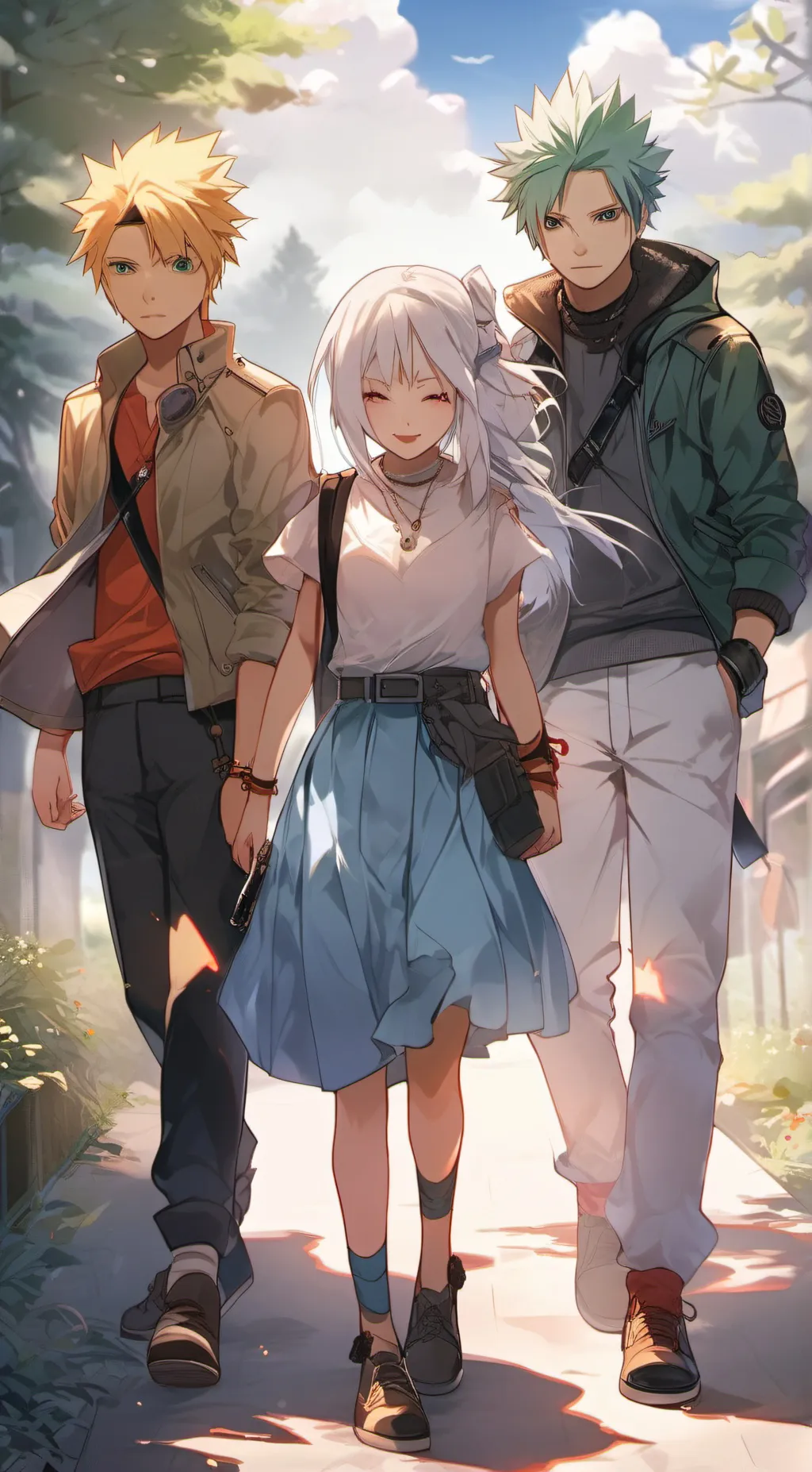 ai character: team 7  background