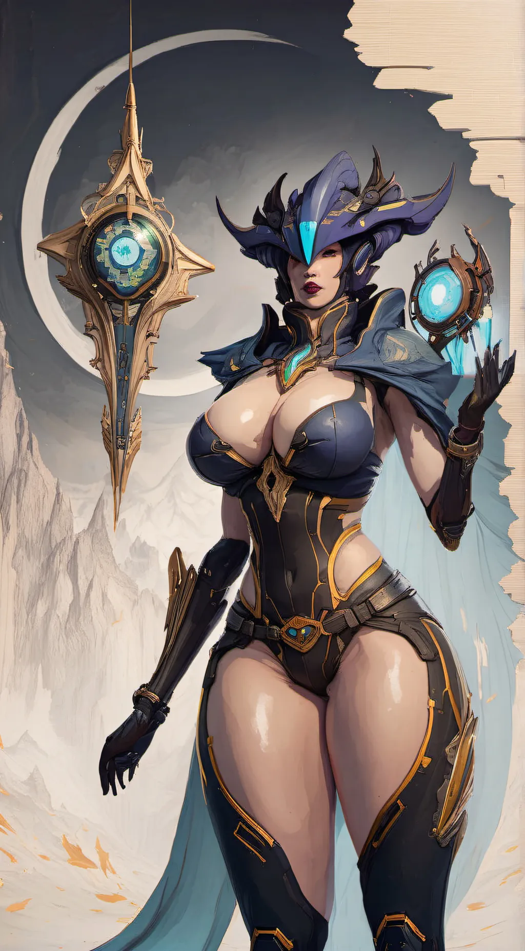 ai character: The Lotus background