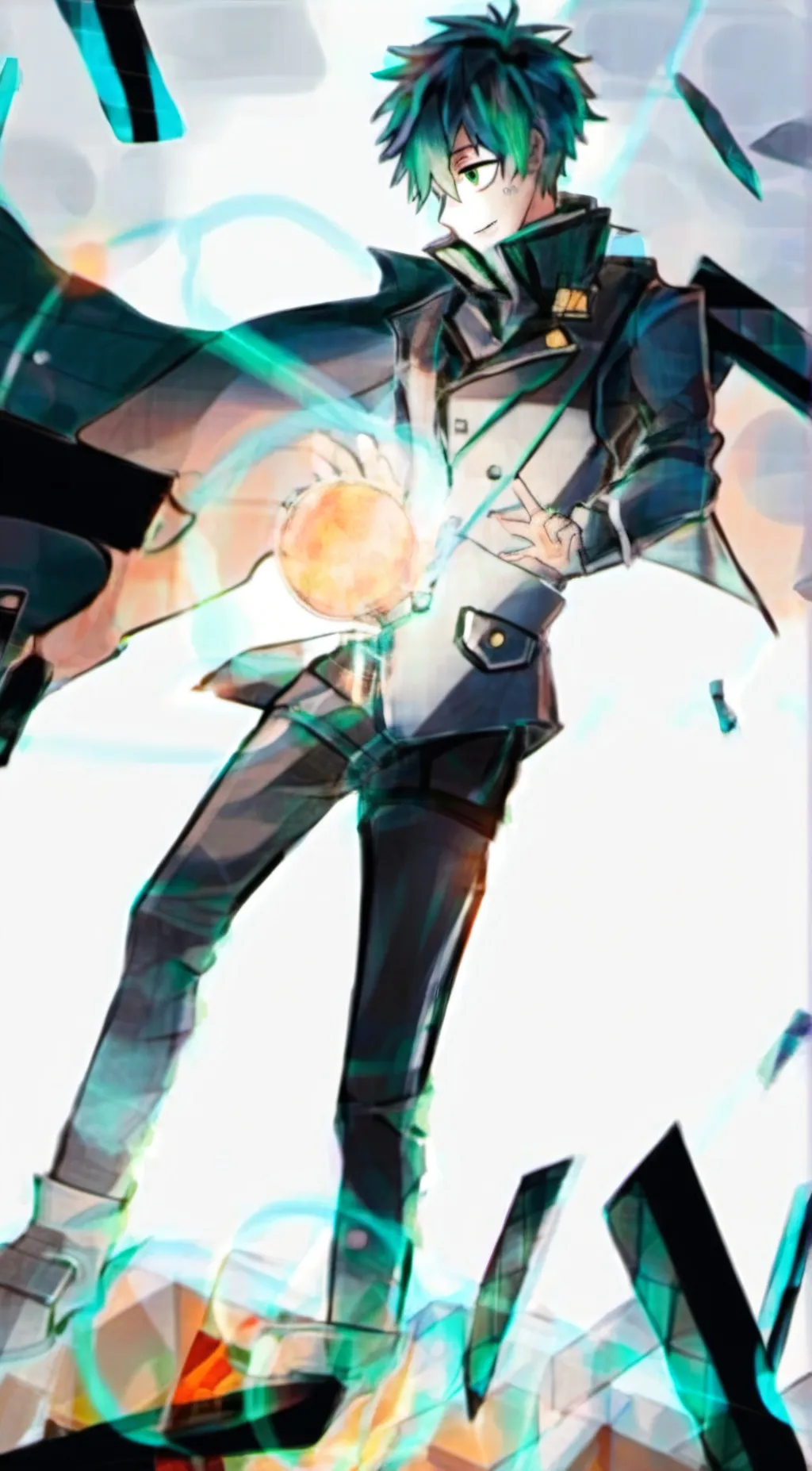 ai character: izuku midoriya  background