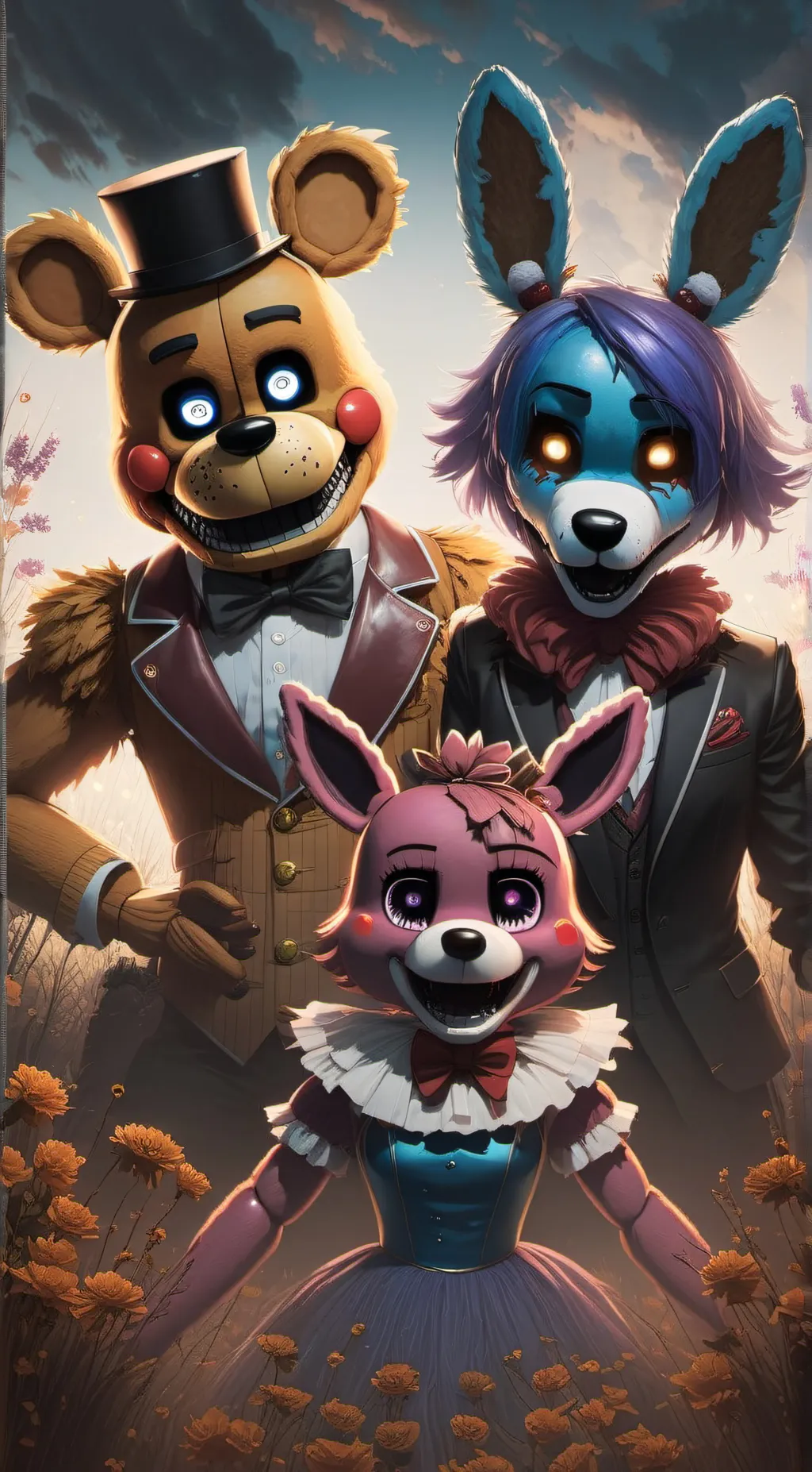 ai character: fnaf background