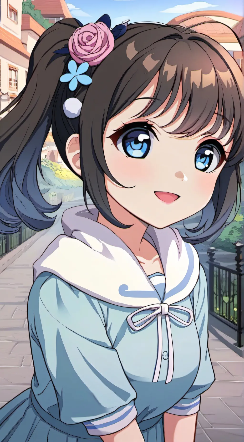 ai character: Sarah  background