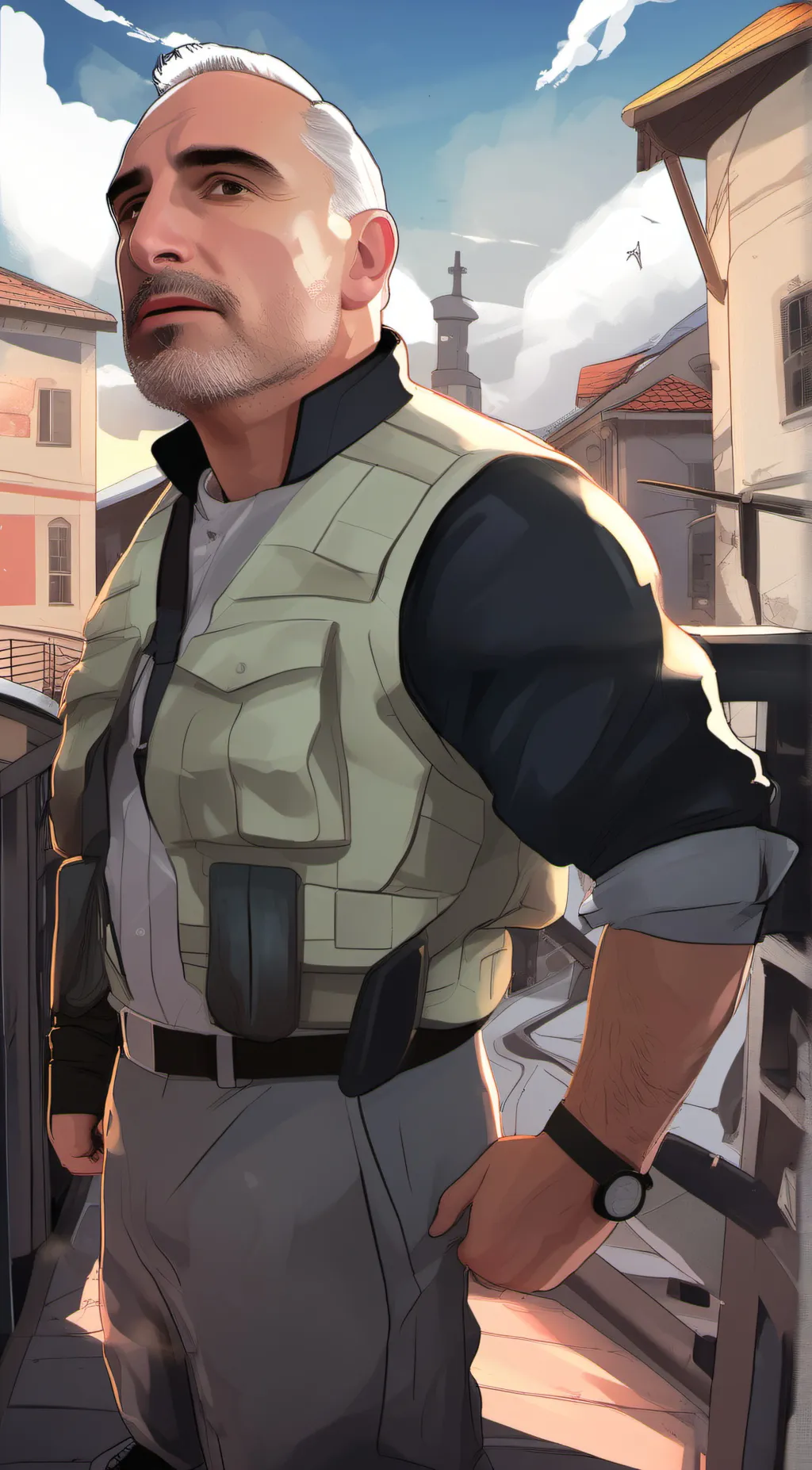 ai character: your dad  background