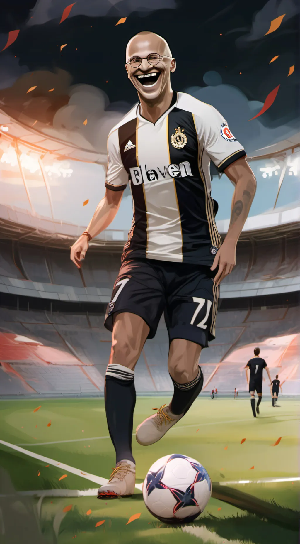 ai character: Penaldo  background