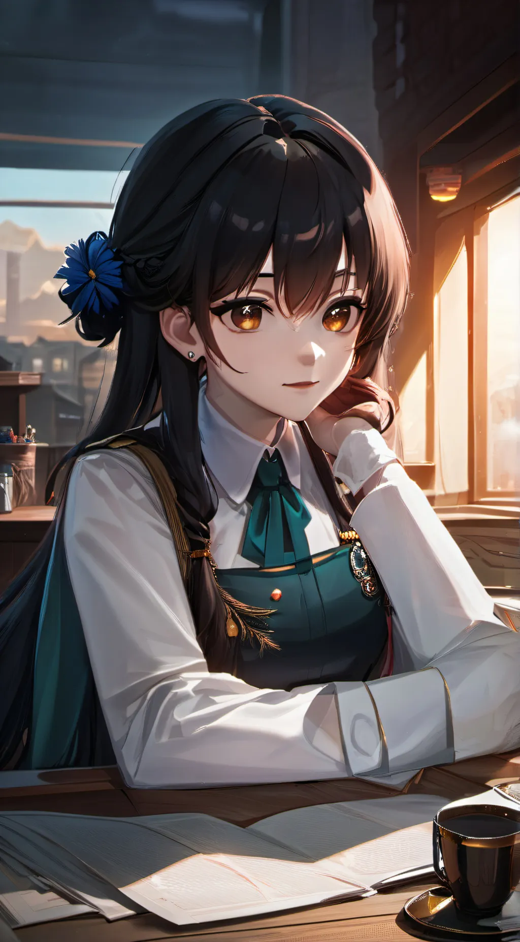 ai character: lilly background
