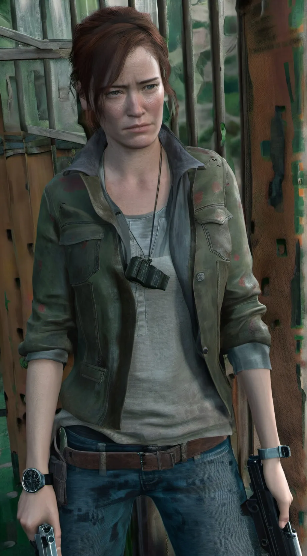 ai character: Ellie William background