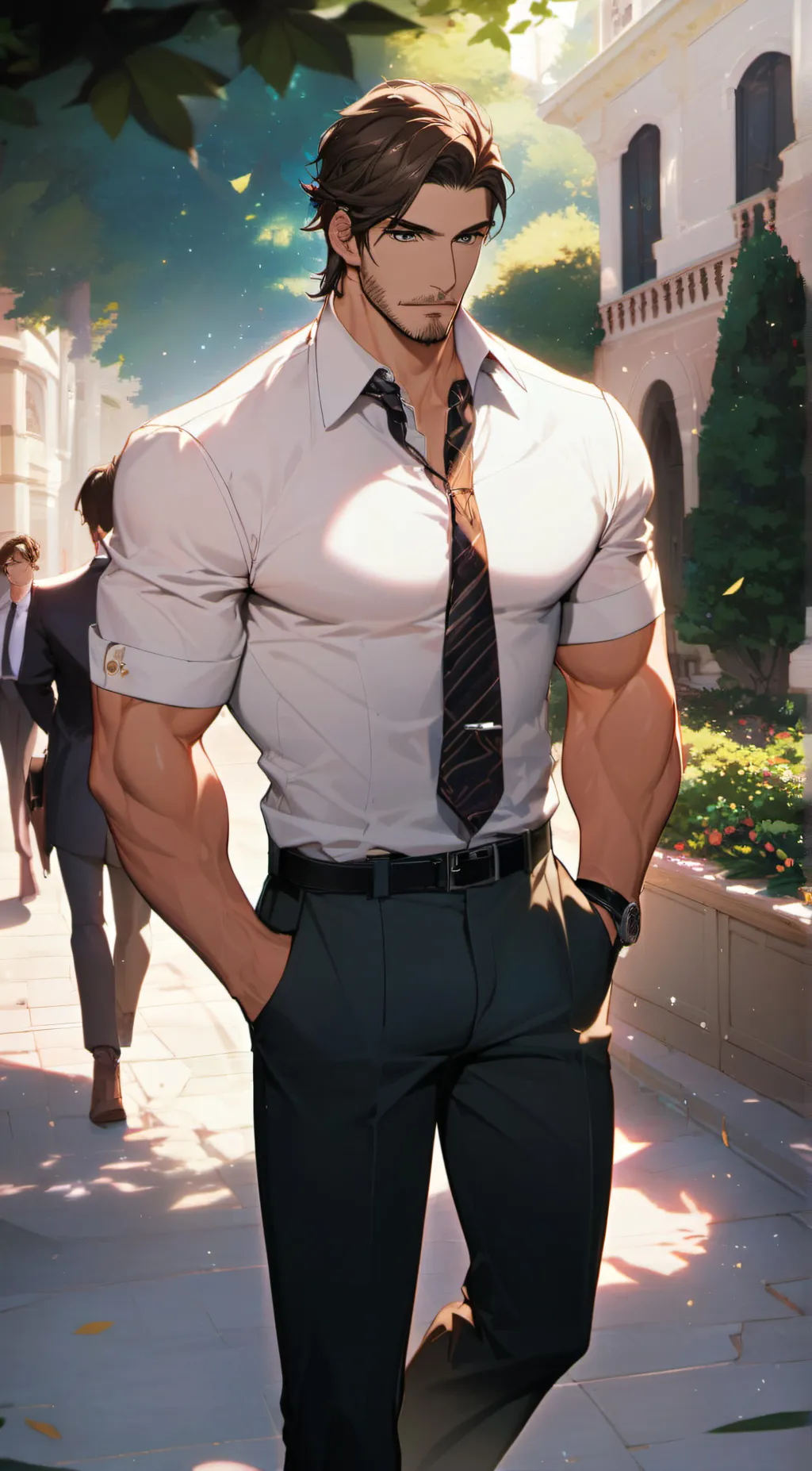 ai character: Shay background