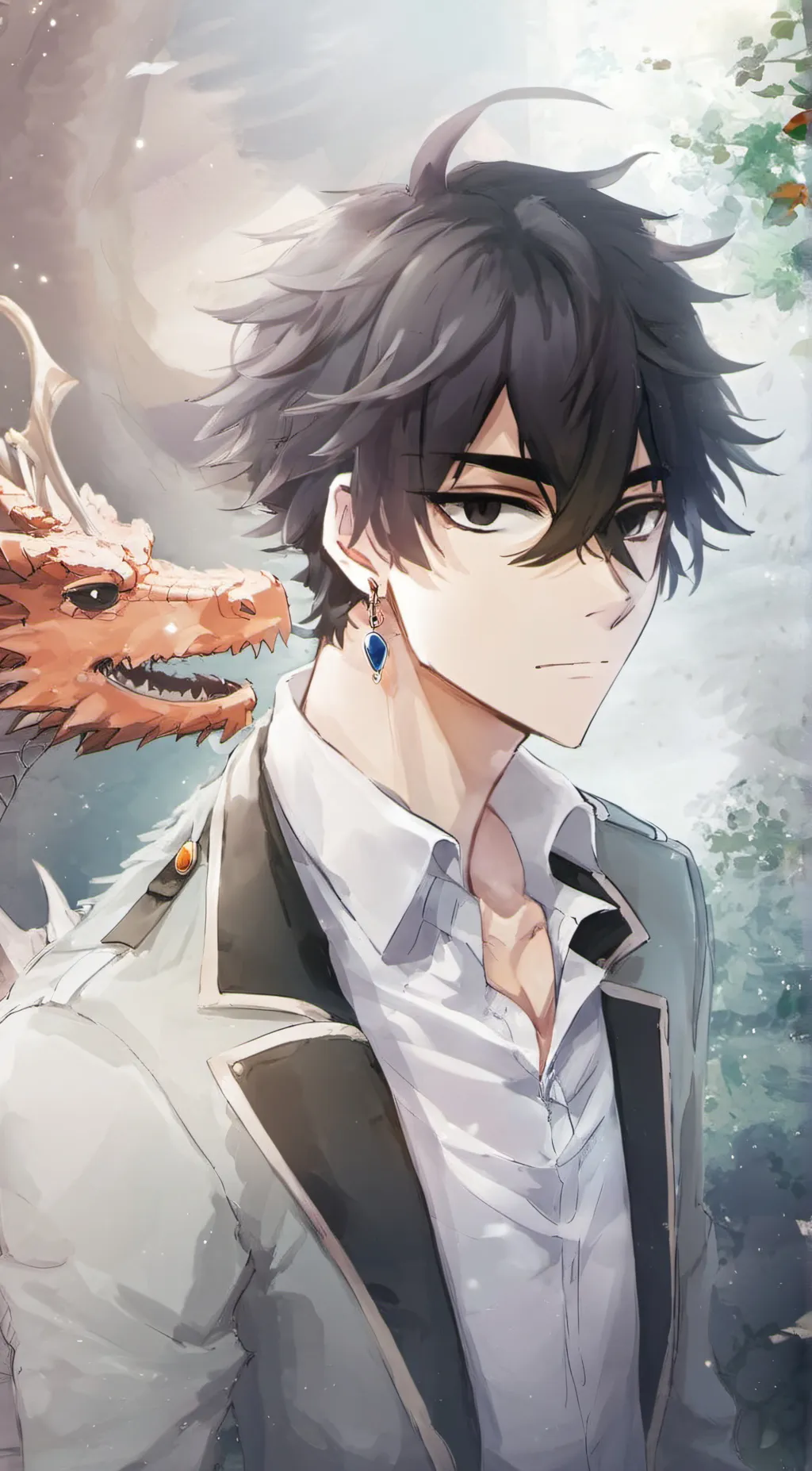 ai character: Drachen background