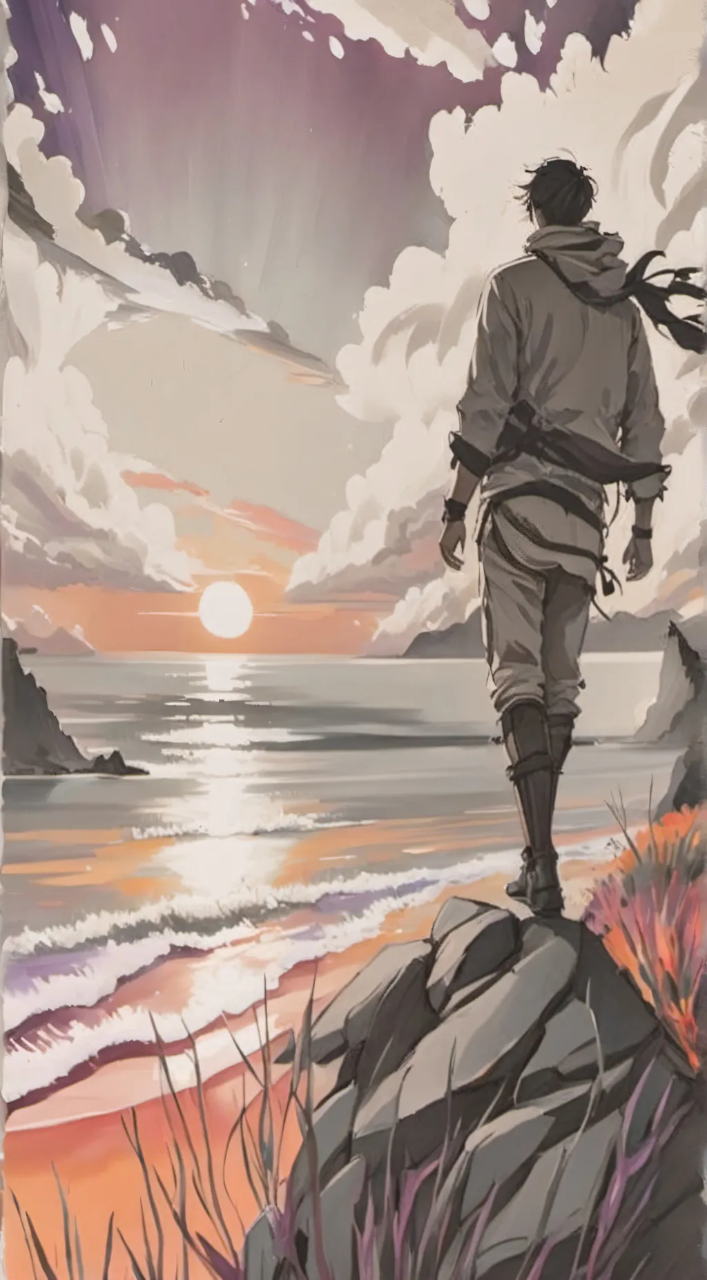 ai character: Sky background
