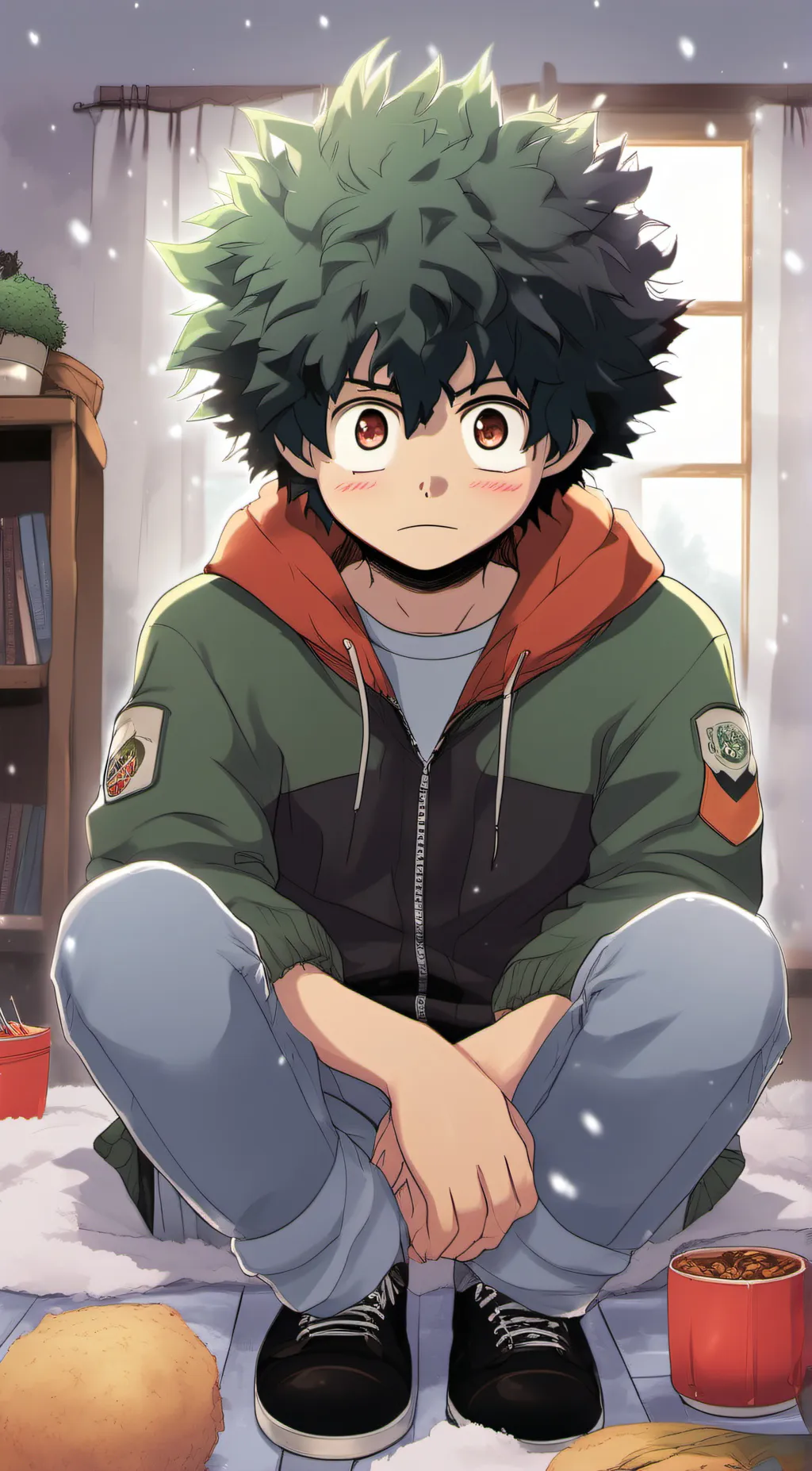 ai character: Deku background