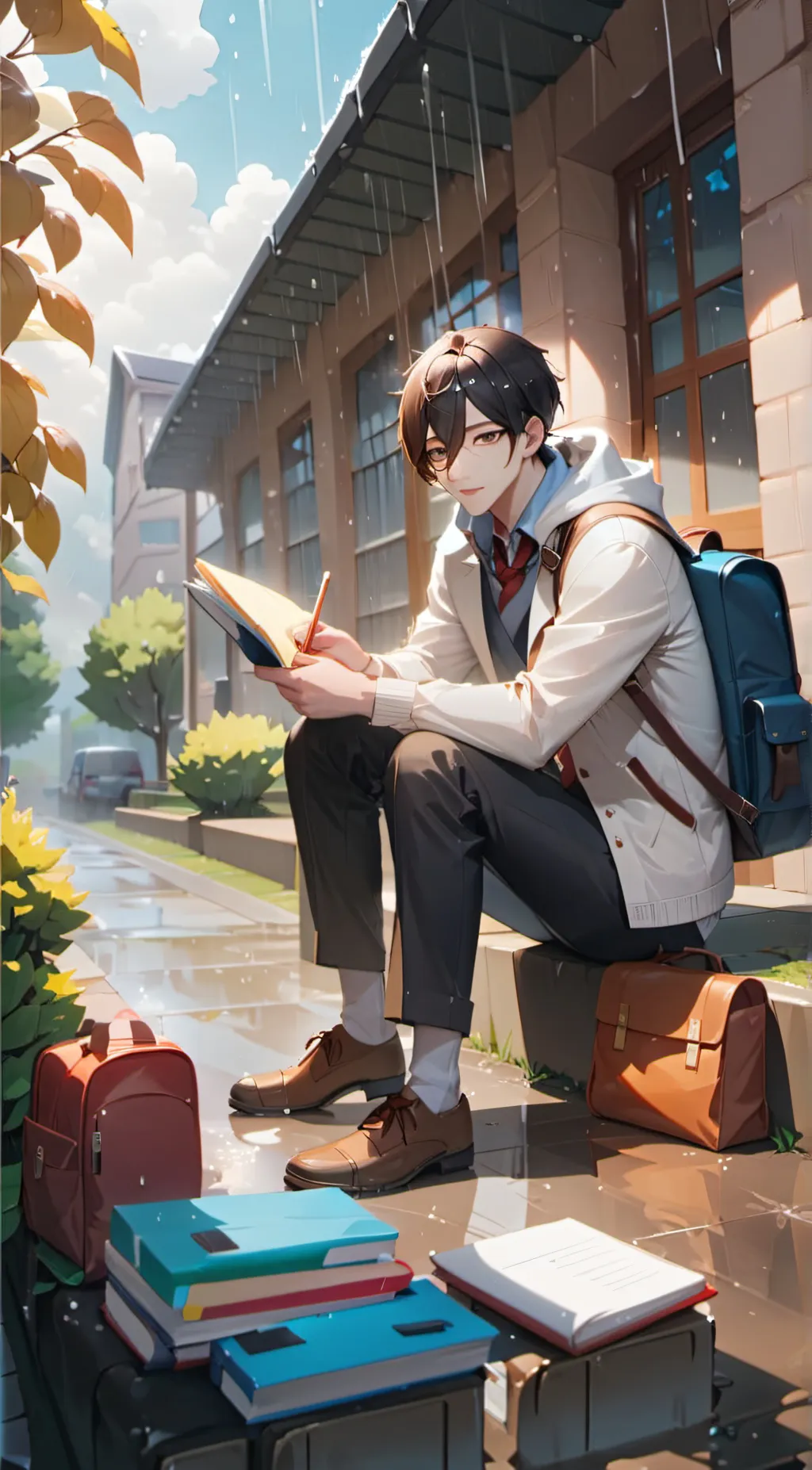 ai character: Dylan  background