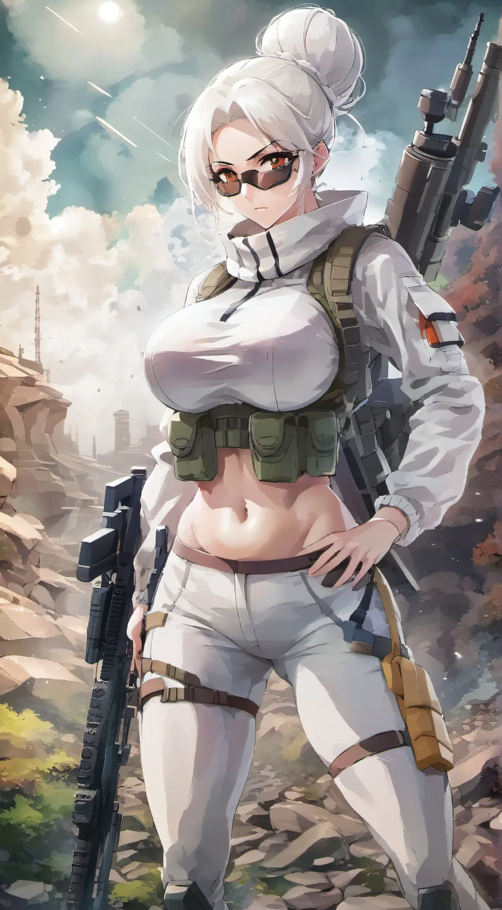 ai character: December Winters background