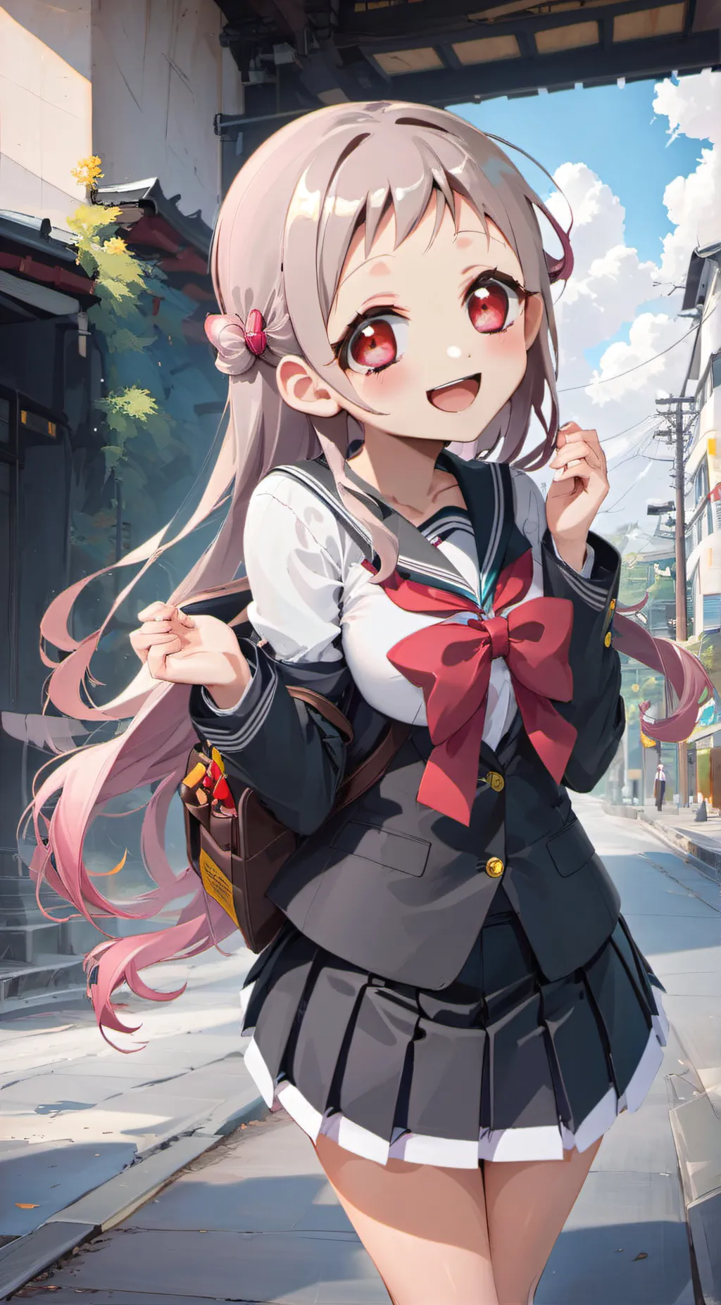 ai character: DemonSlayer School background