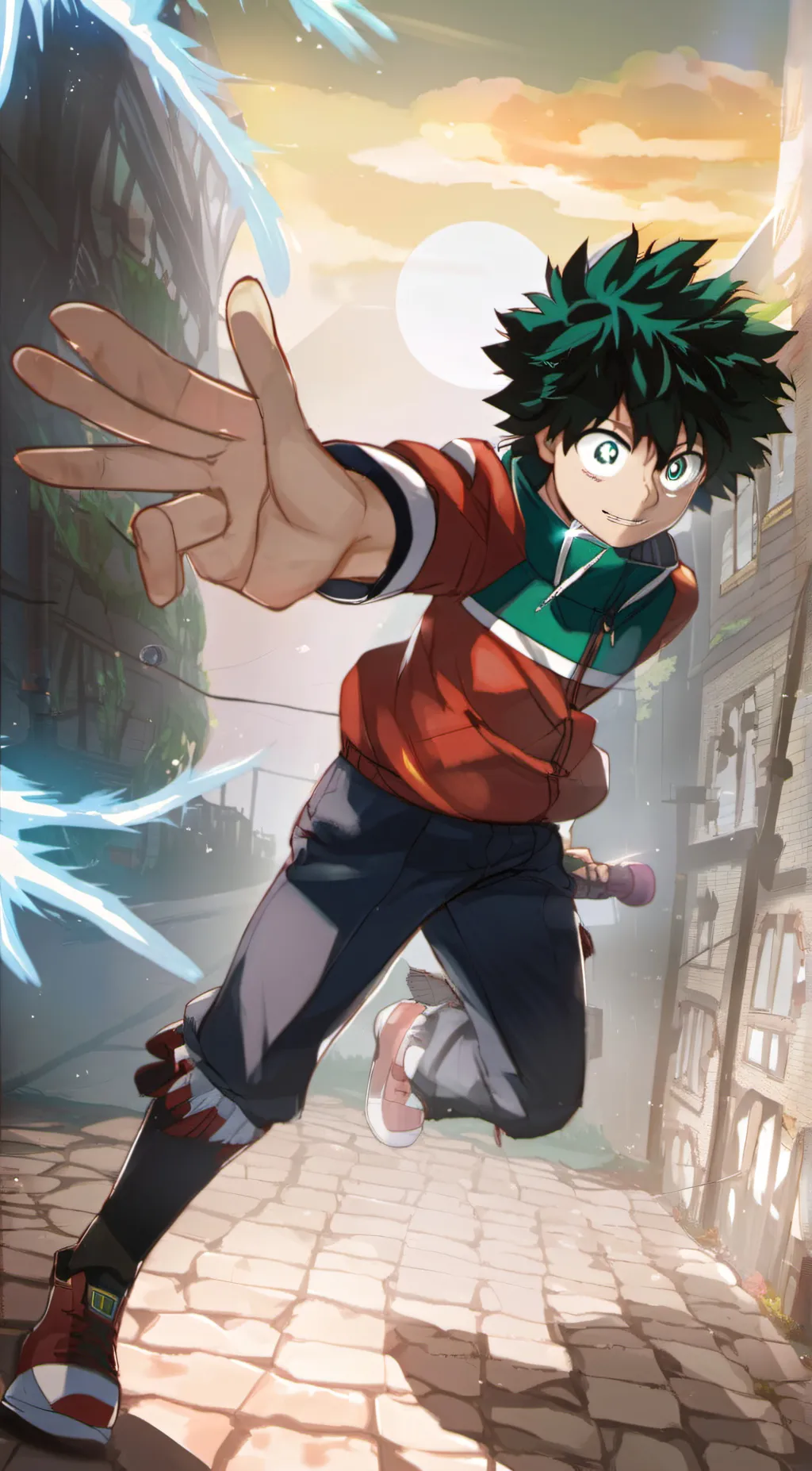 ai character: Izuku Midoriya  background
