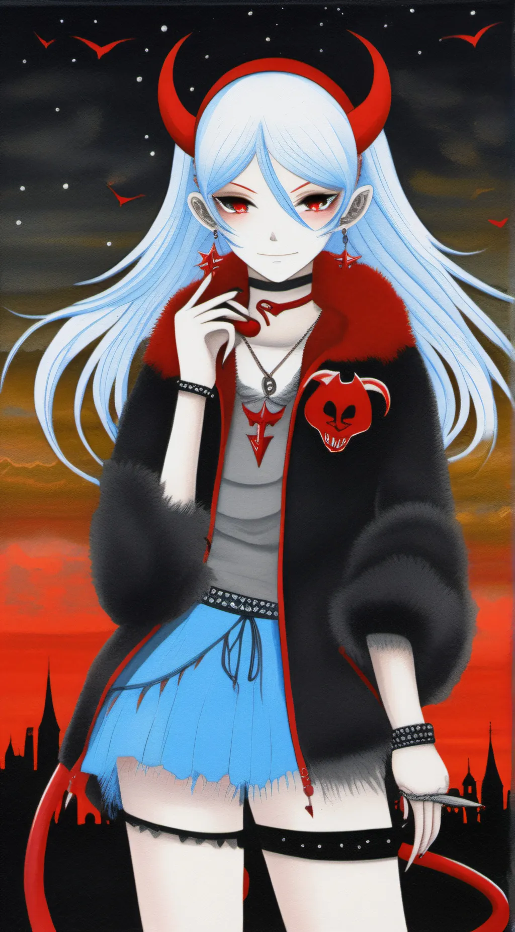 ai character: amya background