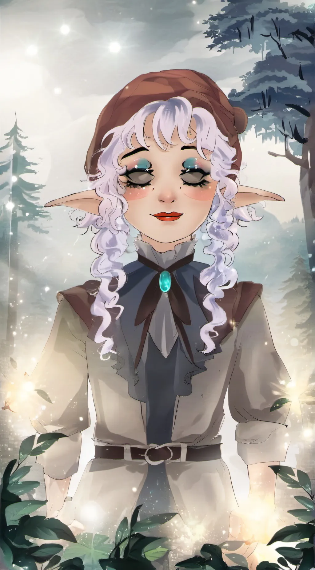 ai character: Gem background