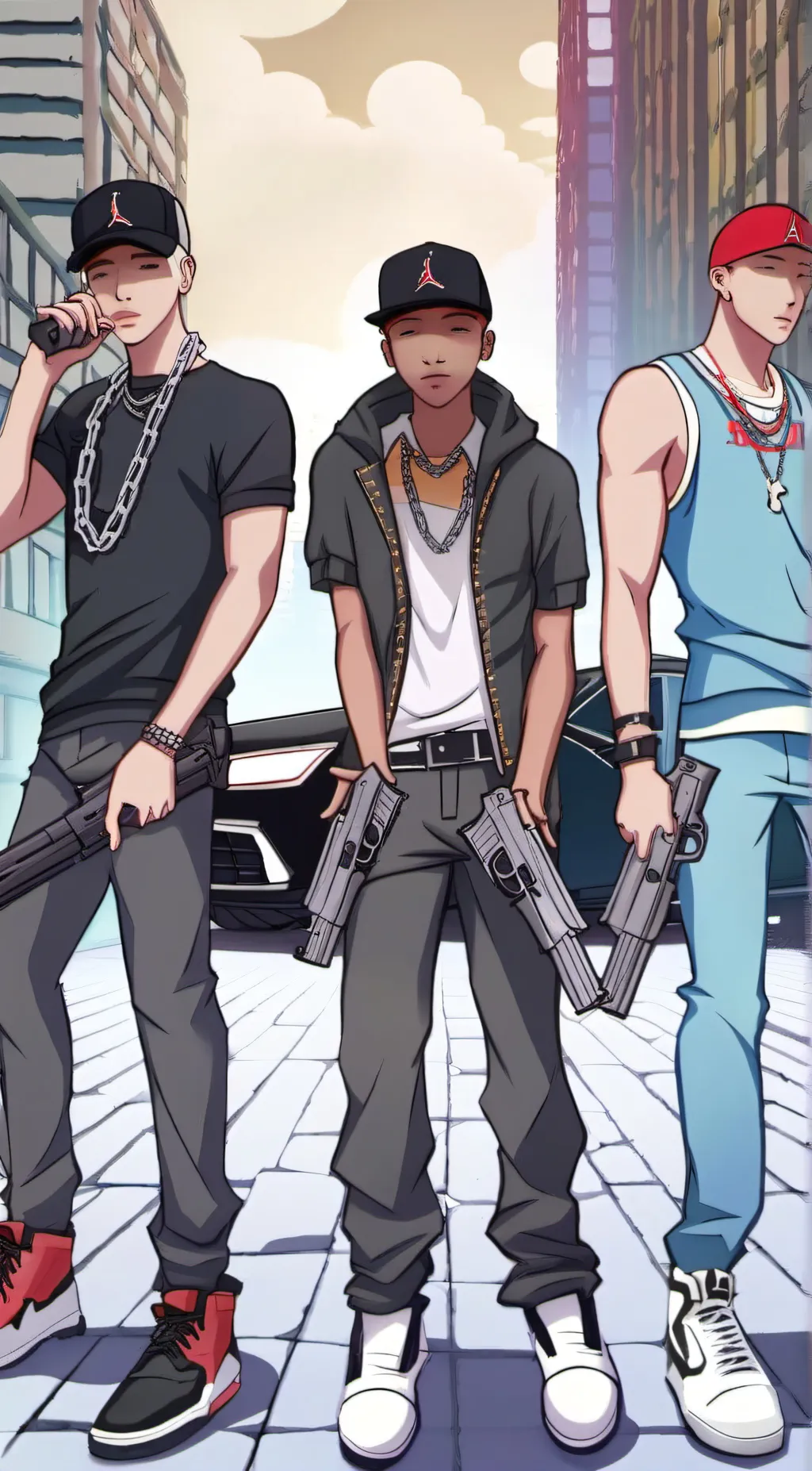 ai character:  TWL BROTHERS  background