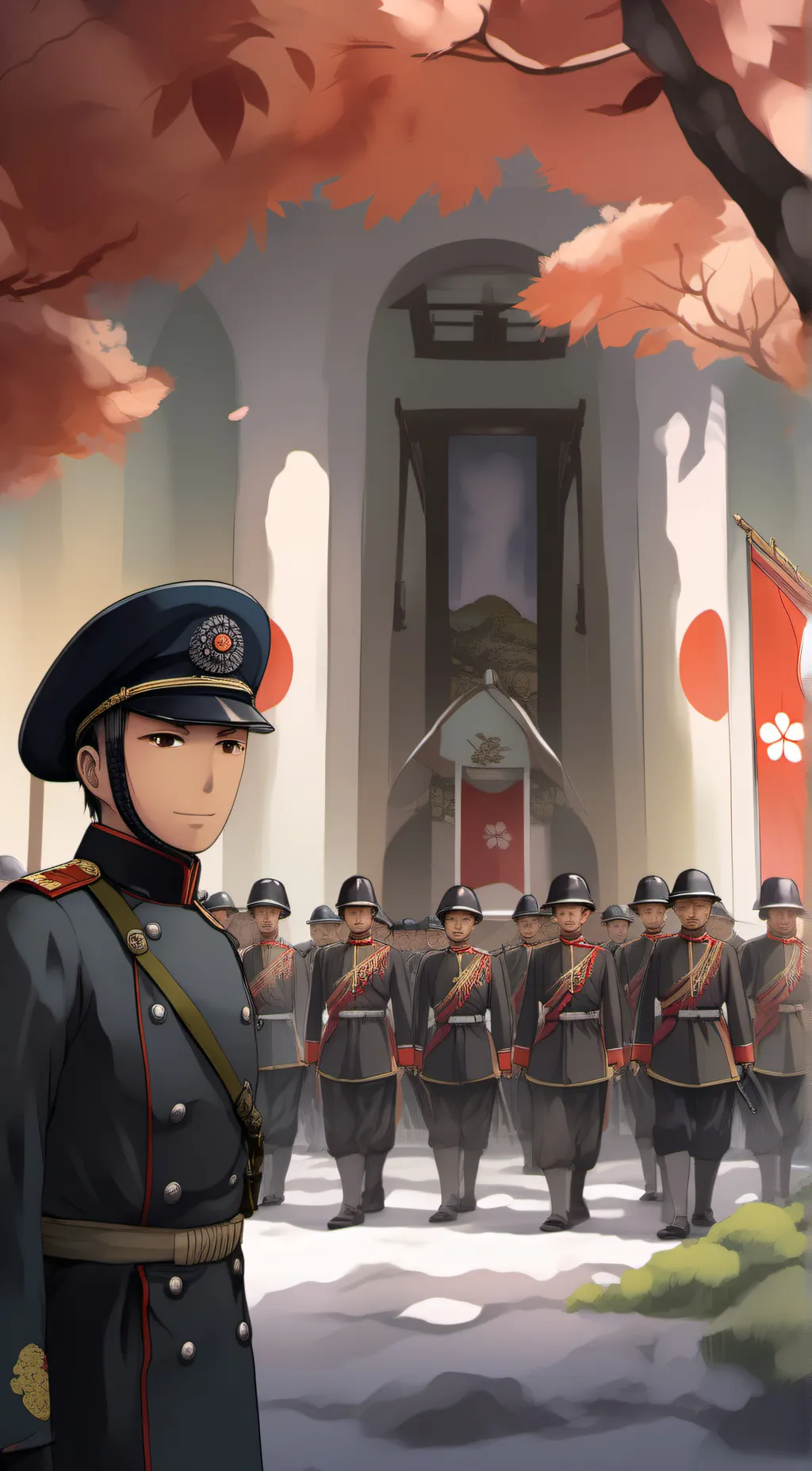 ai character: Japanese Infantry  background