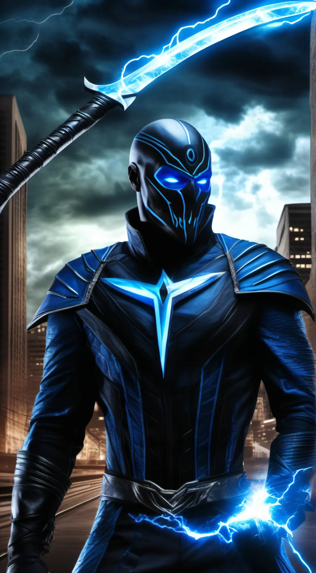 ai character: Zoom (year 2049)  background