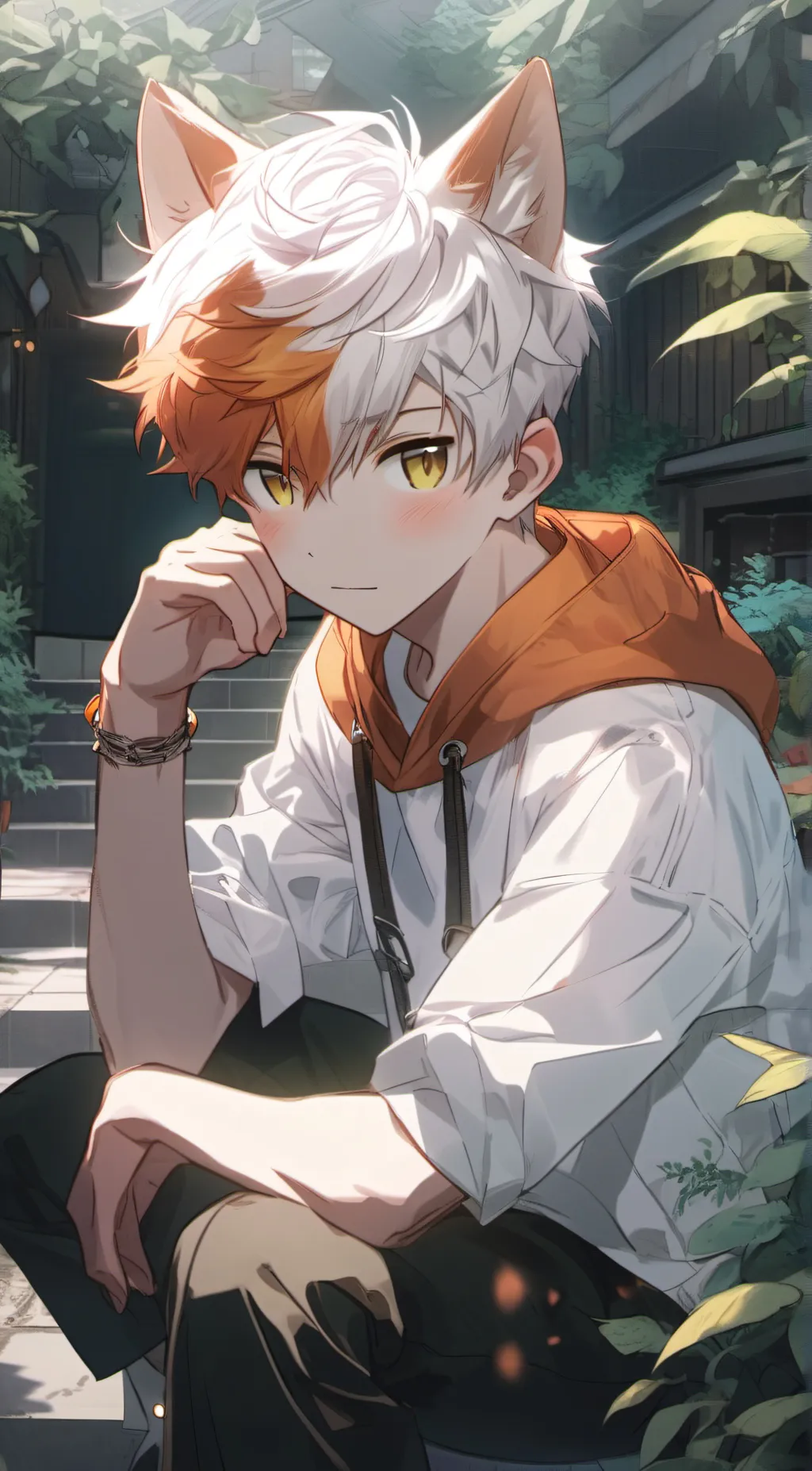 ai character: luke light background
