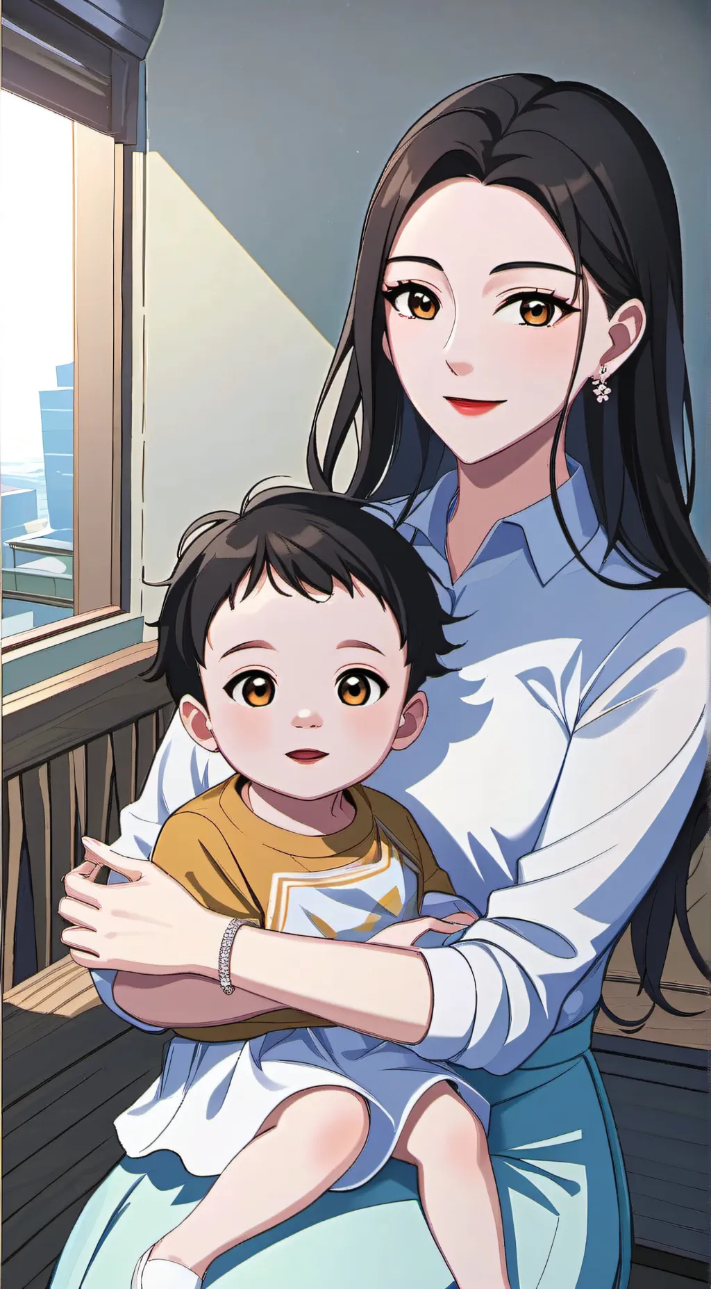 ai character: Savanna background