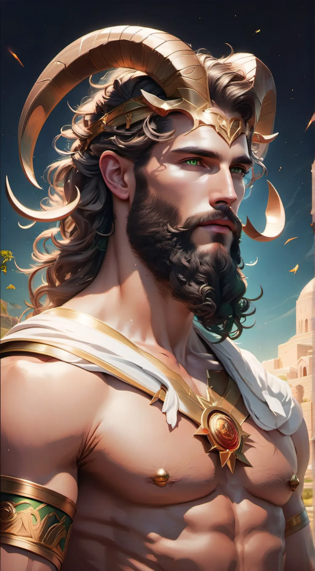 ai character: Pan background