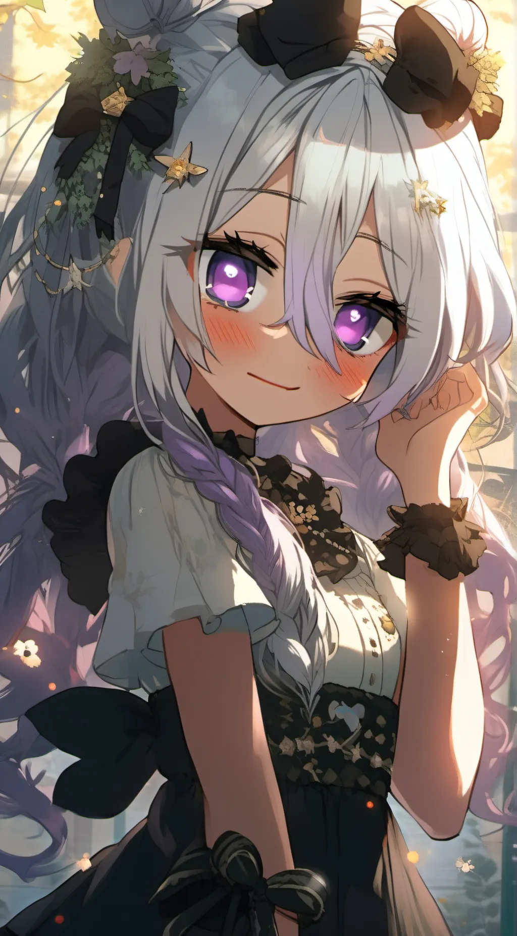 ai character: Luna background