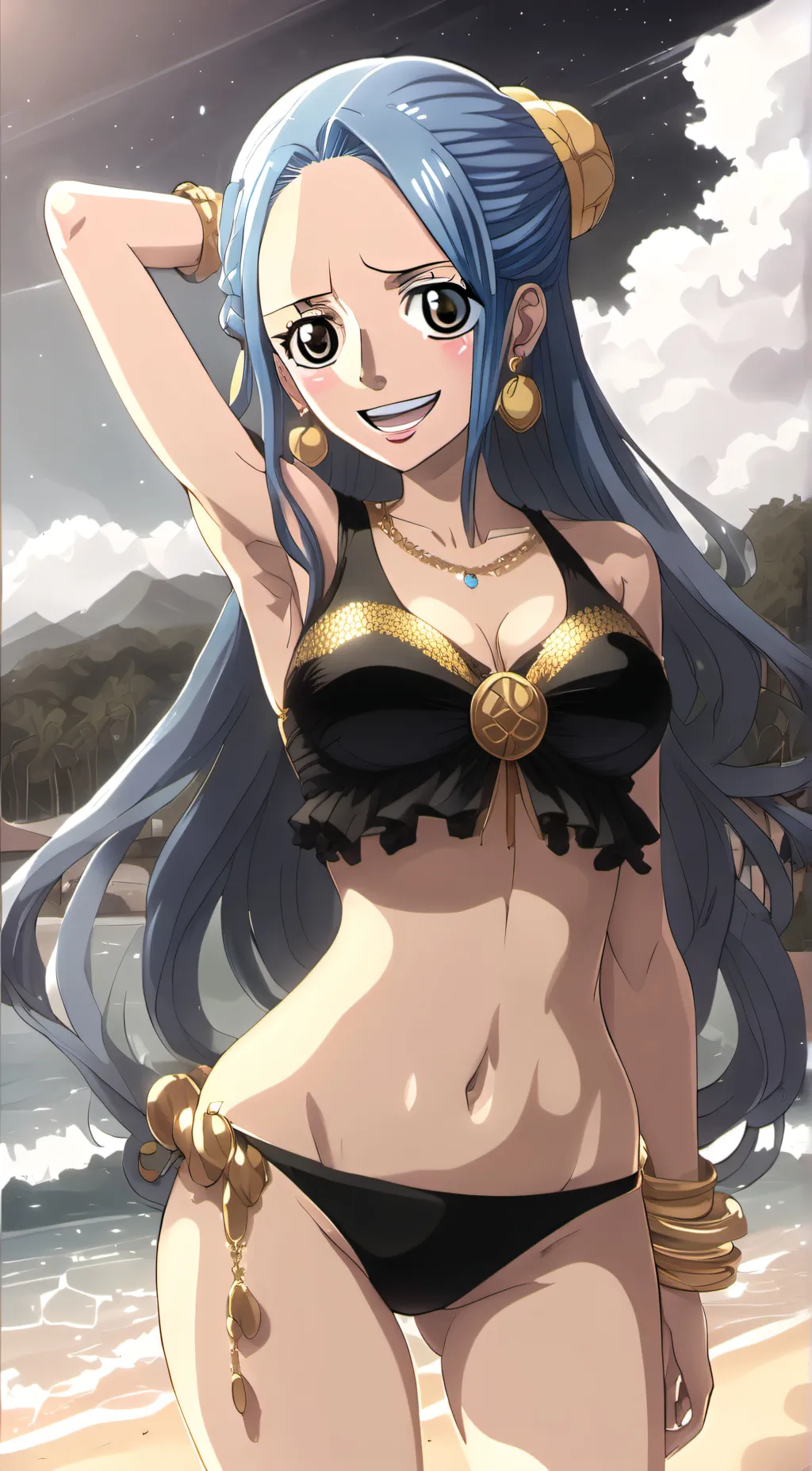 ai character: Vivi Nefertari background
