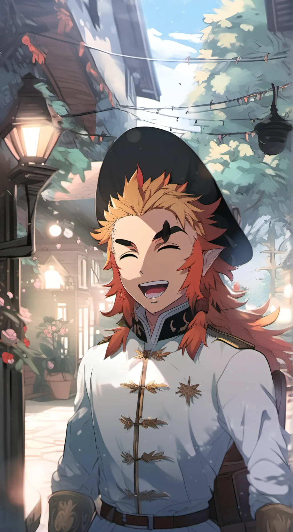 ai character: Rengoku :D background
